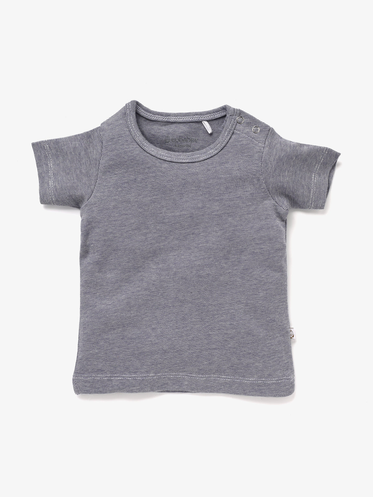 BABY BOYS STRIPED TEE & DENIM SHORTS SET