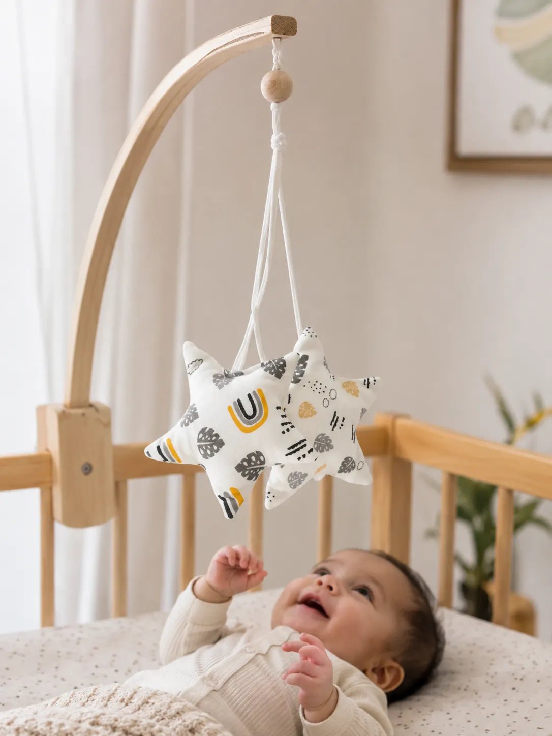 Baby Cradle Hanging Star - 2 Pieces