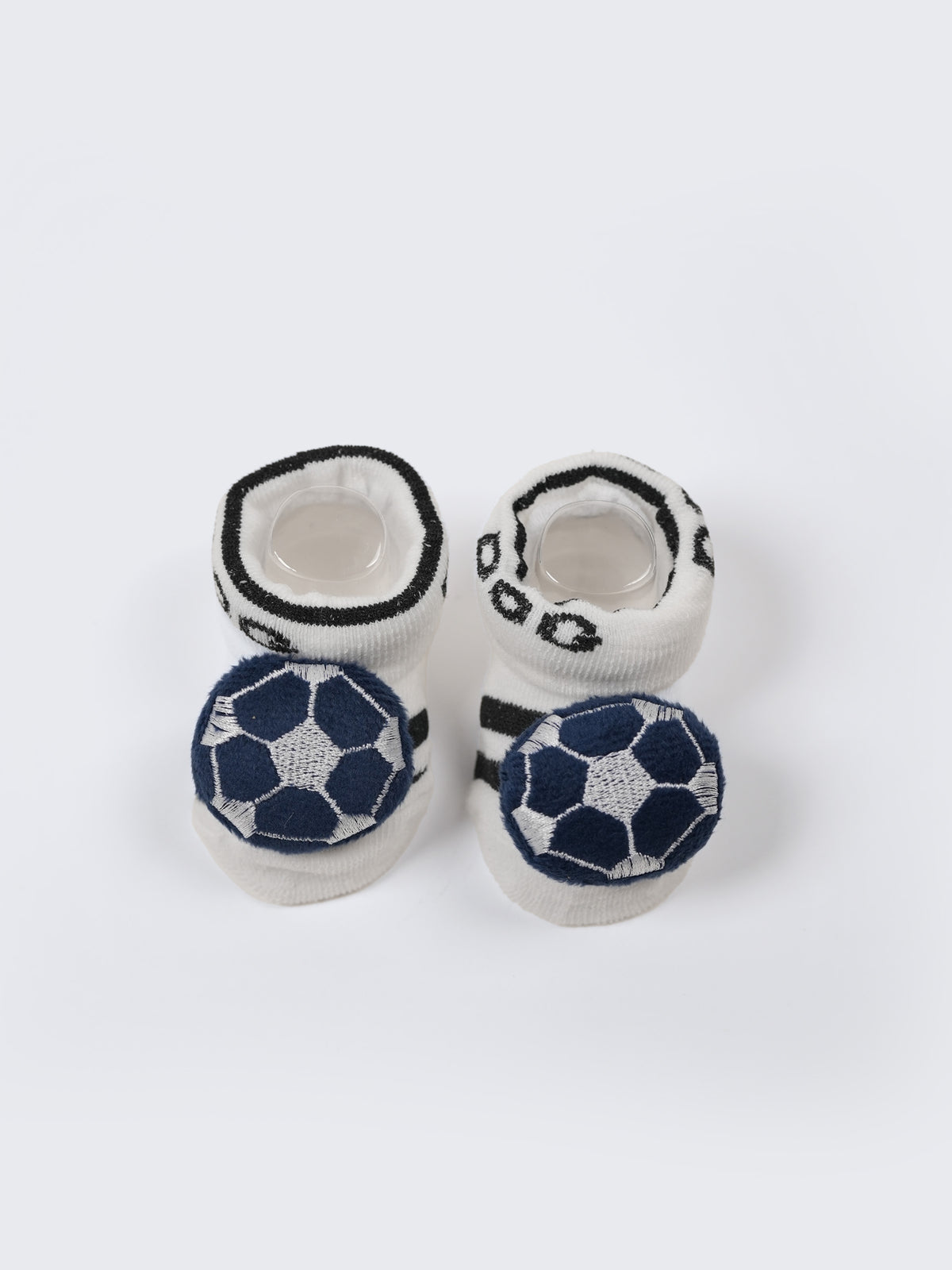Baby Plush Rattle Socks Football & Bear Design