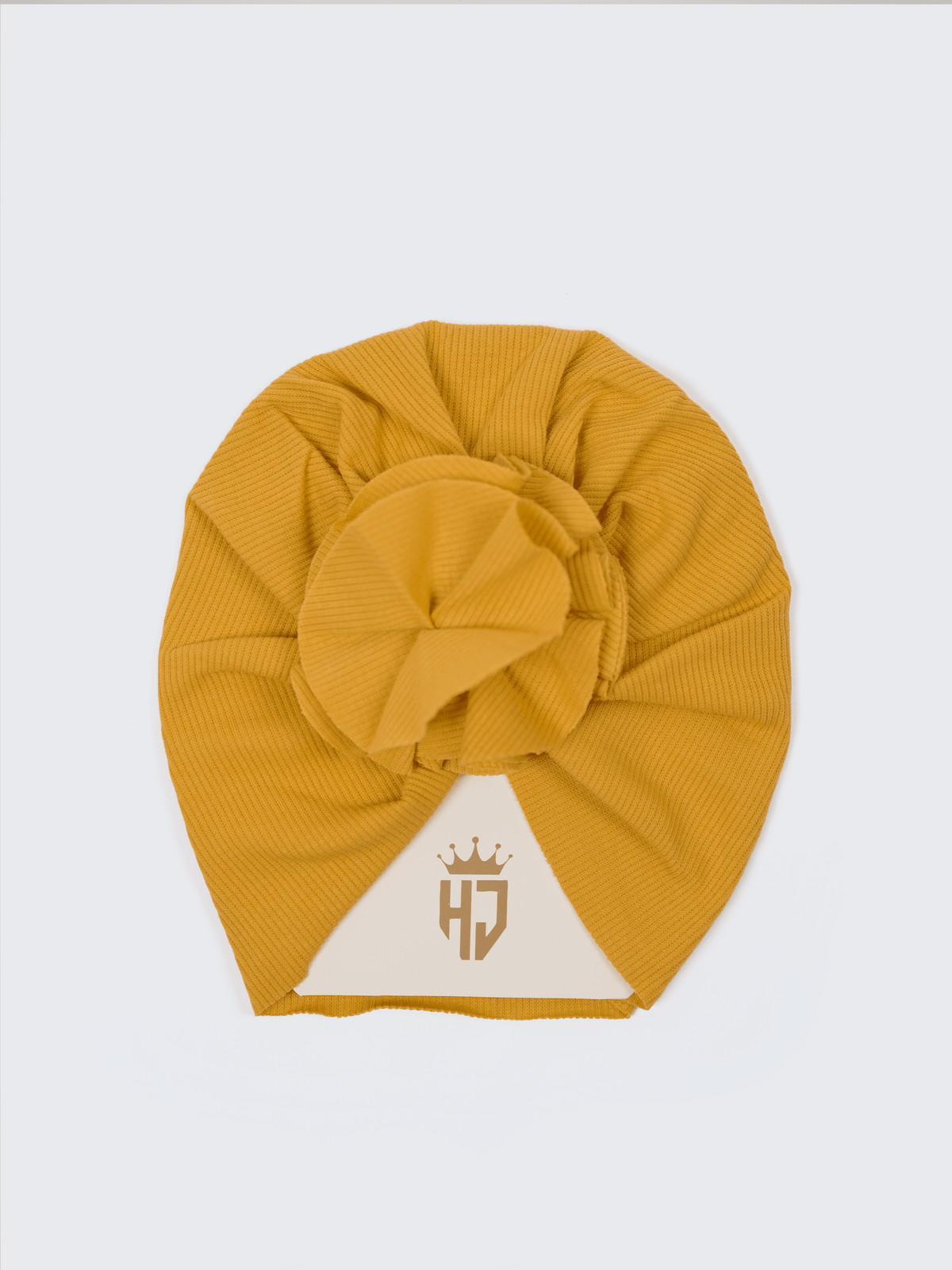 Baby Girls Turban Headwrap - Yellow & Pink