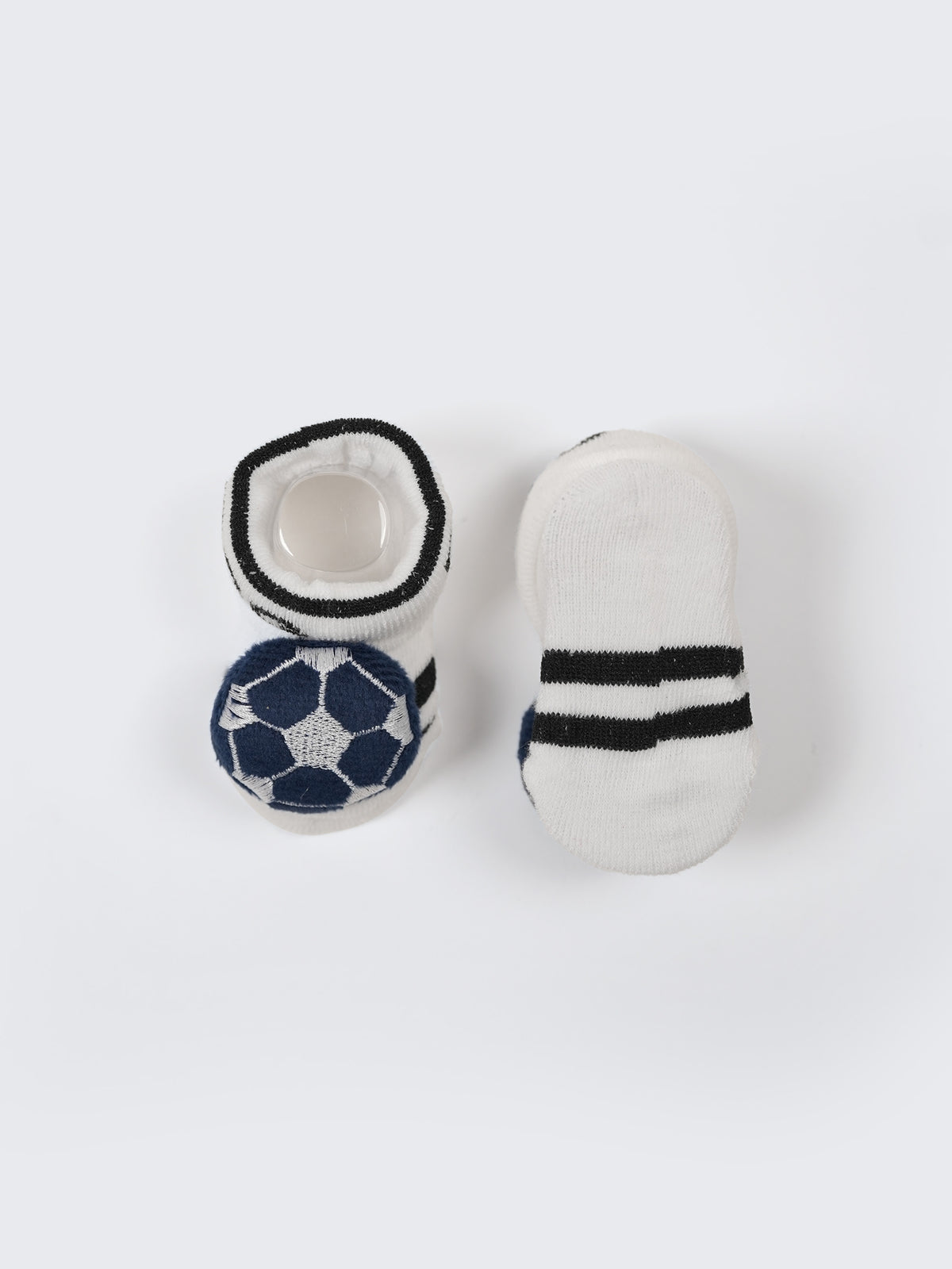 Baby Plush Rattle Socks Football & Bear Design