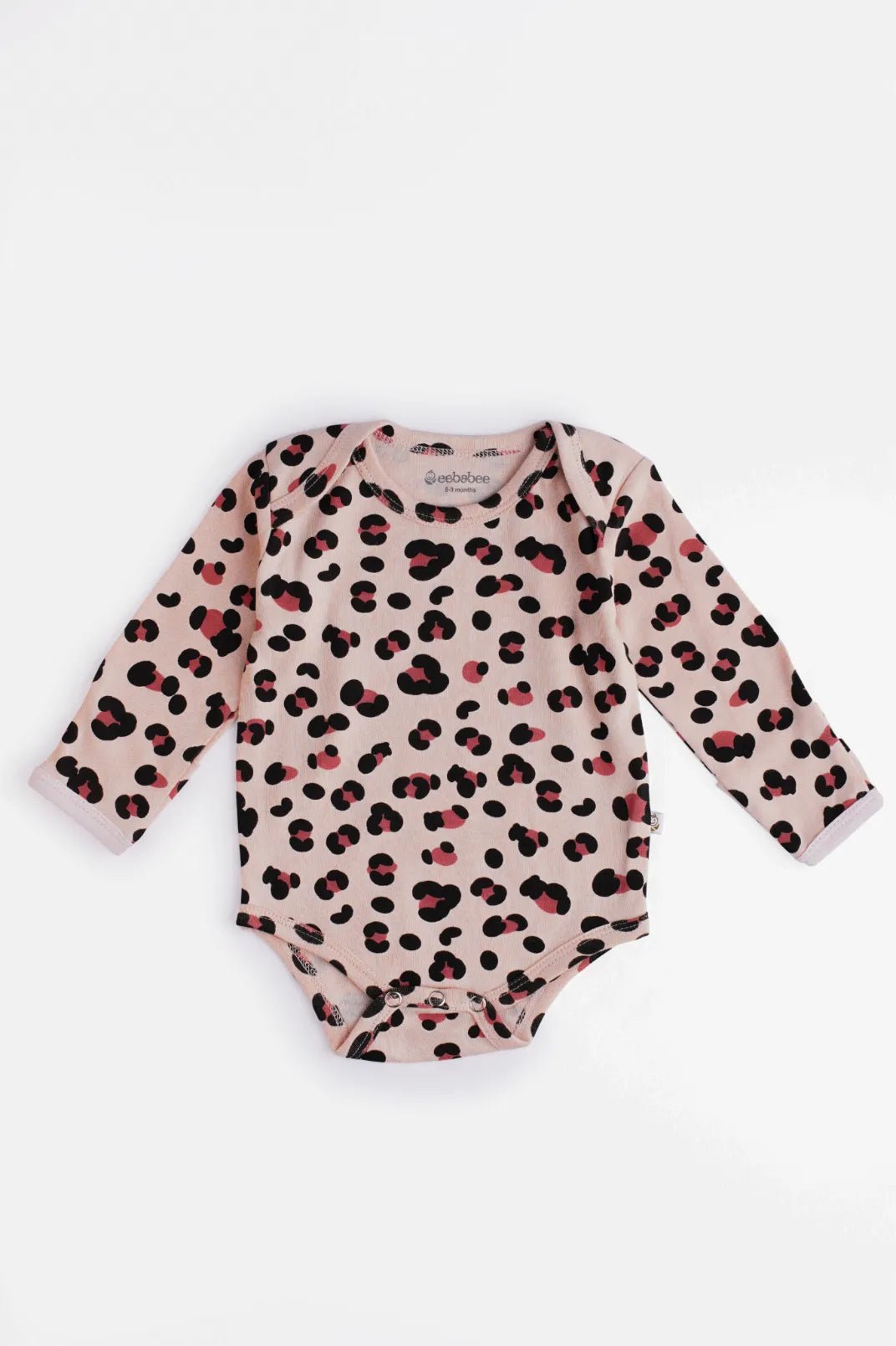 Full sleeve white, grey, pink & green bodysuits combo for baby