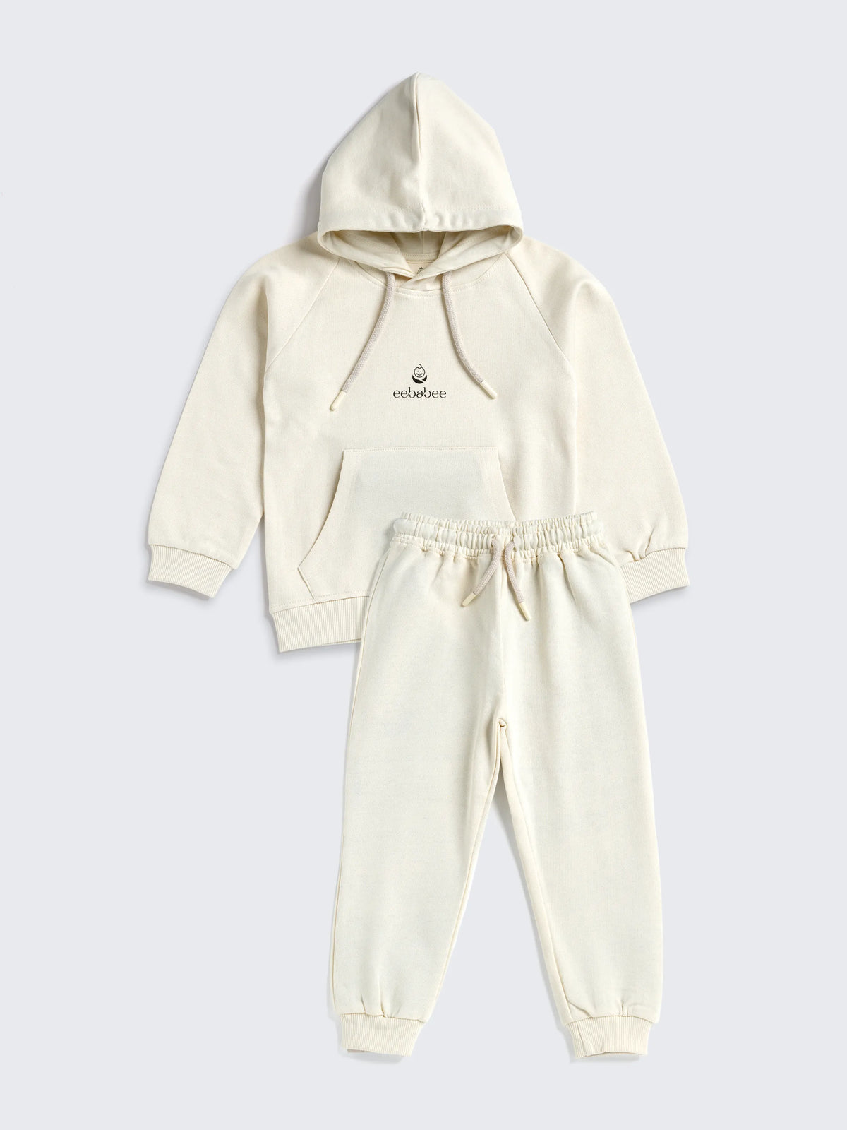 Solid Cream Hooded Tracksuit - Signature Edition