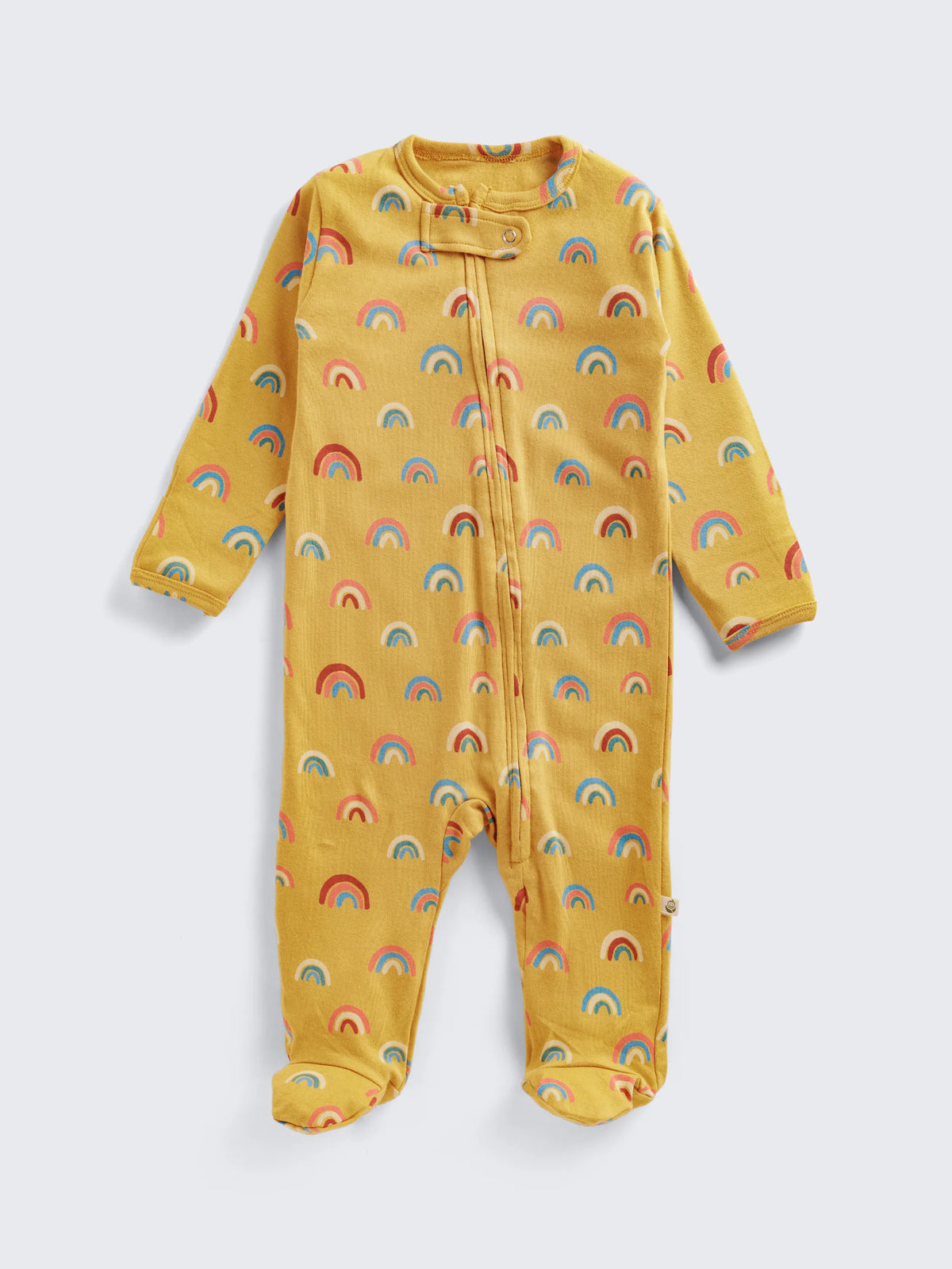 Rainbow Picnic Baby Sleepsuit & Sunny Bodysuit Combo – 2 Pc Set