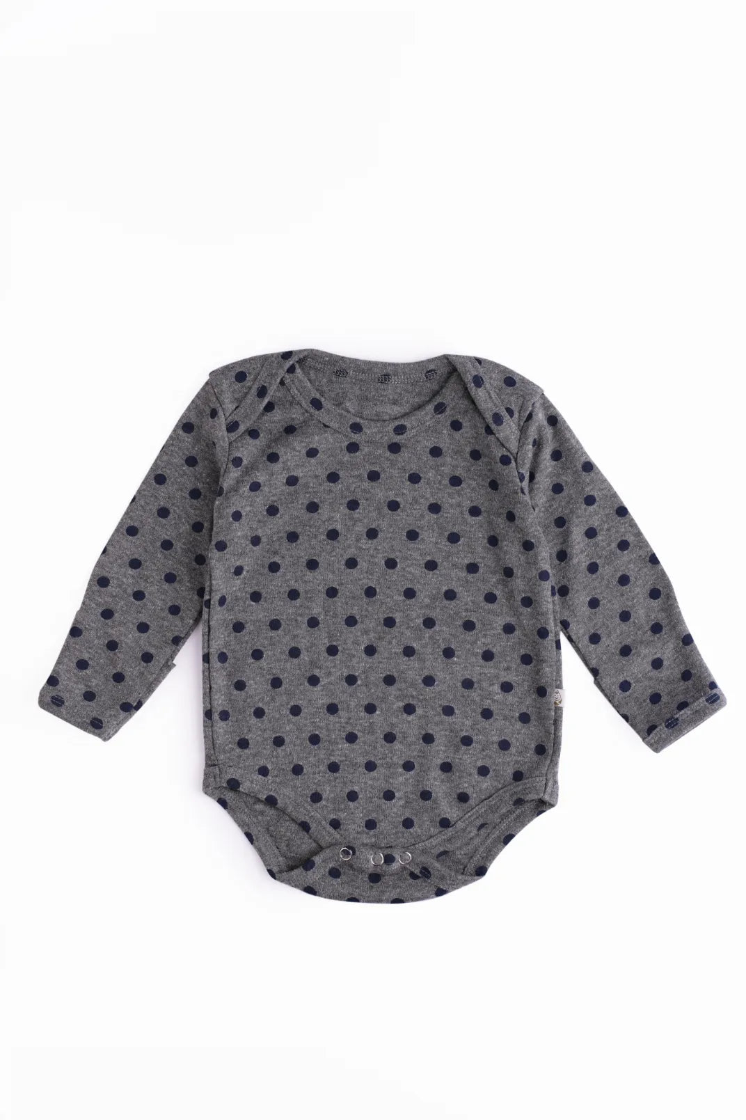 Full sleeve  grey, pink & green graphic pattern bodysuit combo for baby