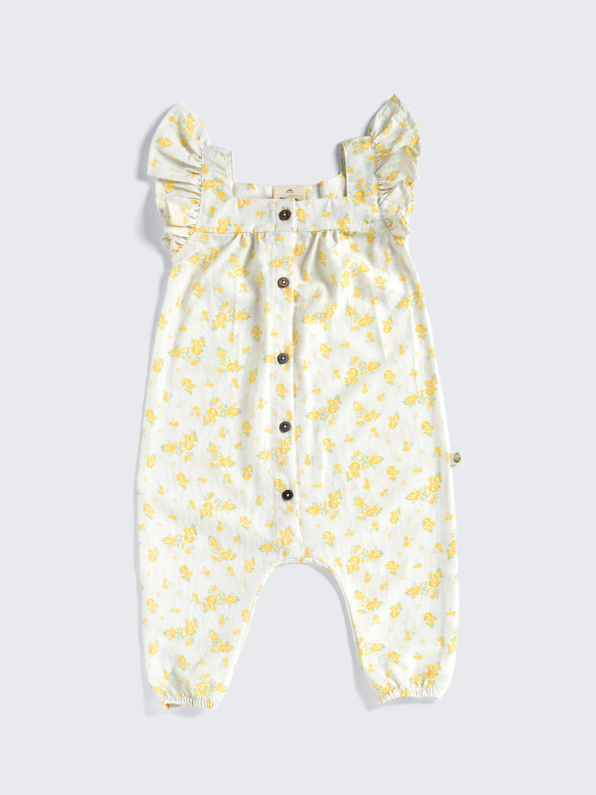 Yellow Bloom Ruffle Jumpsuit