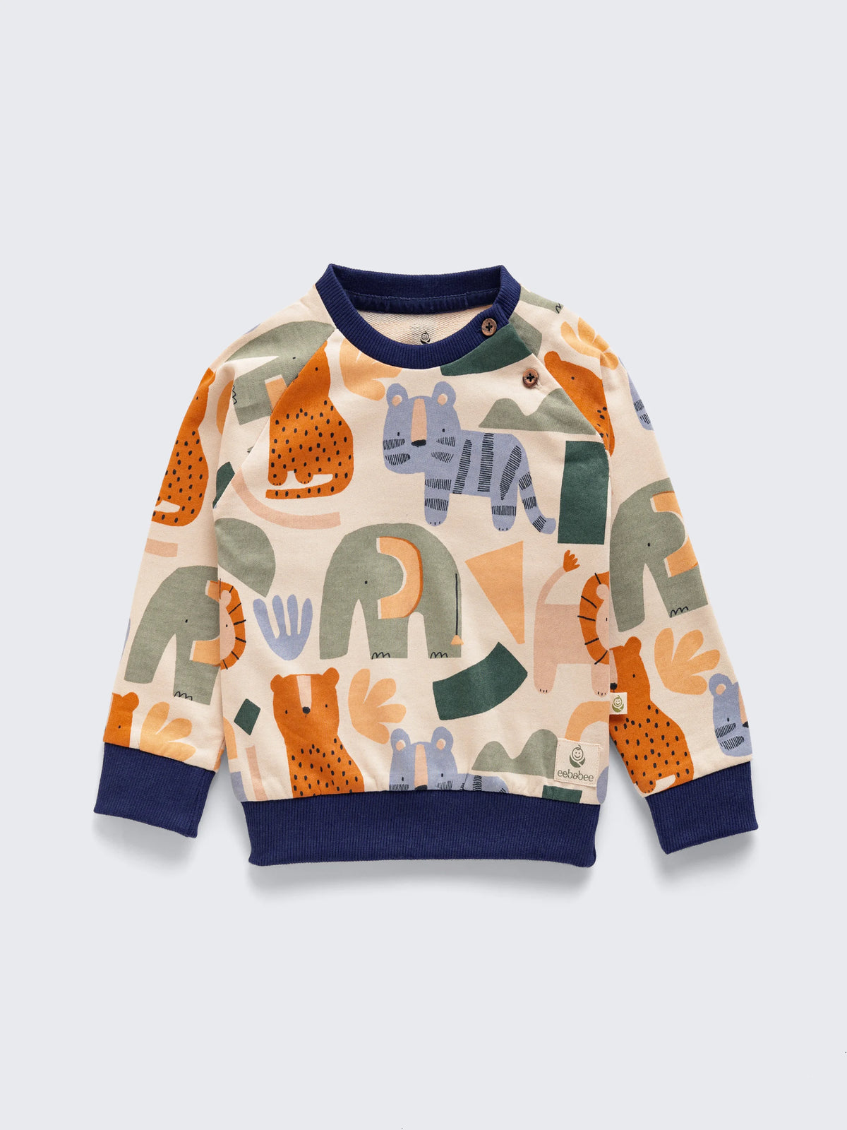 Jungle Friends Print Unisex Sweatshirt