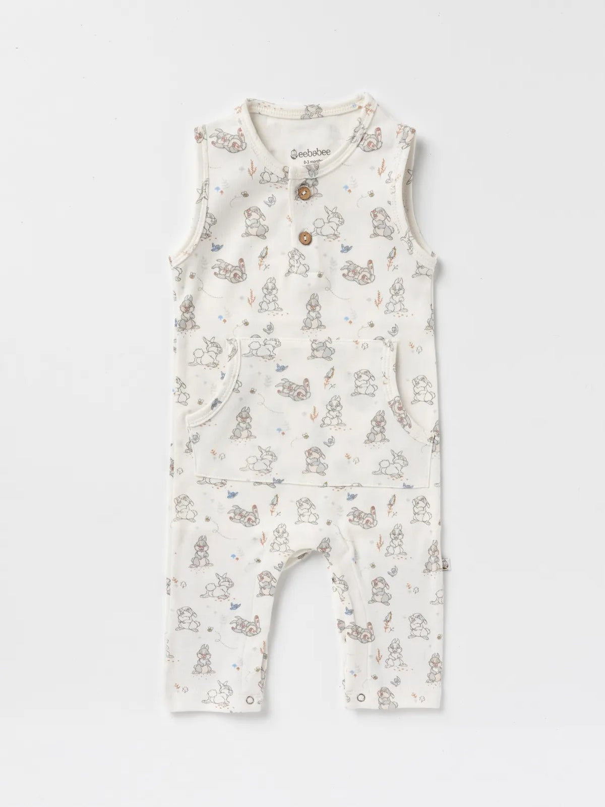 SOFT COTTON DUNGAREE SLEEVELESS