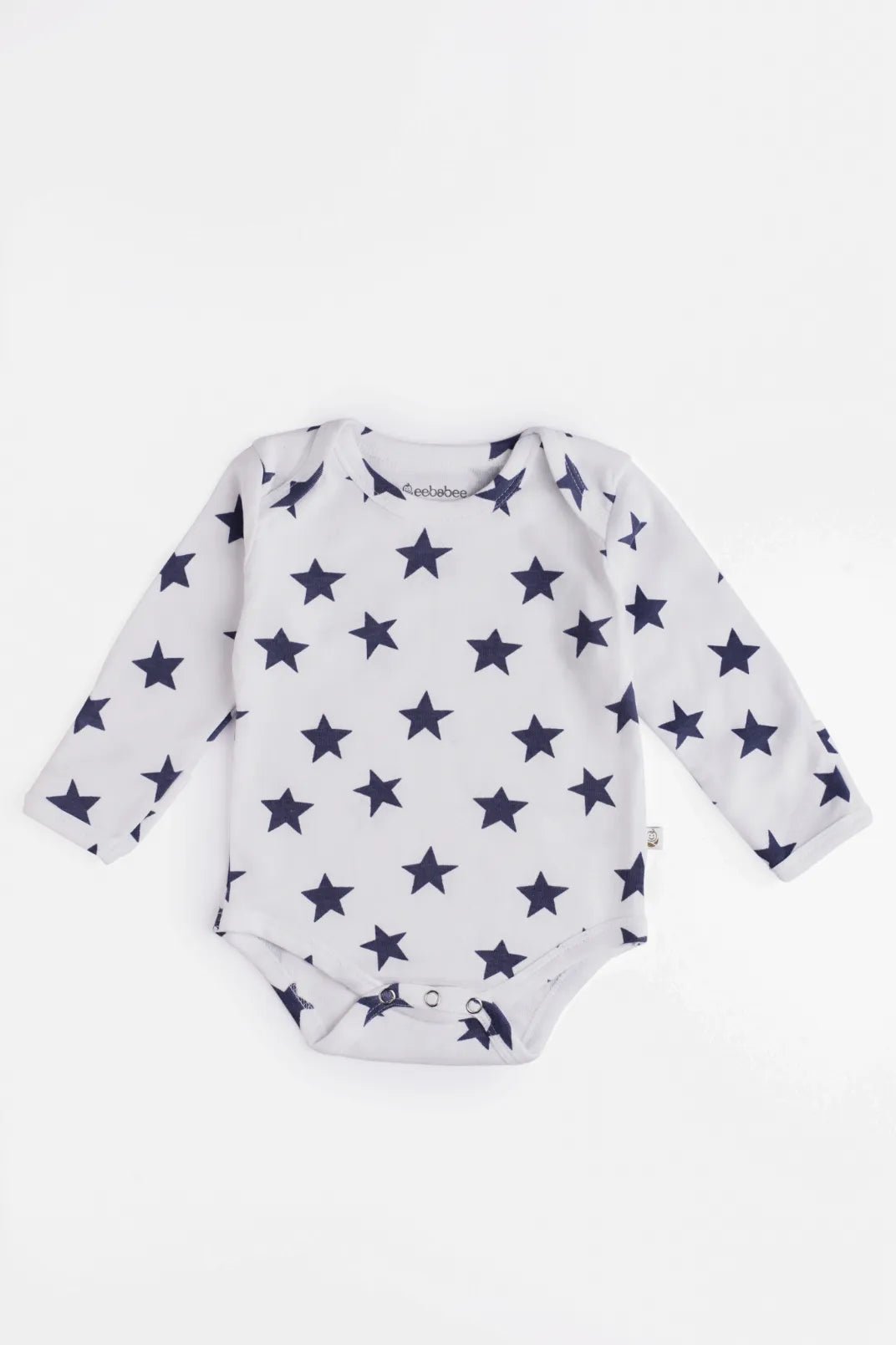 Full sleeve white, grey, pink & green bodysuits combo for baby