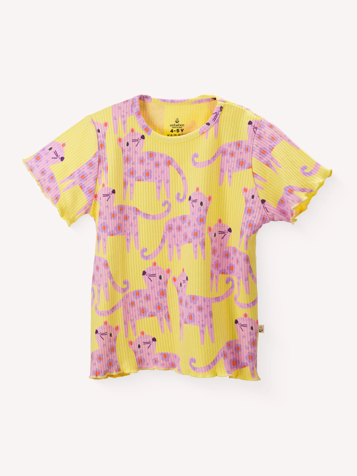 Playful Pink Cat Summer co-ord sets for girls