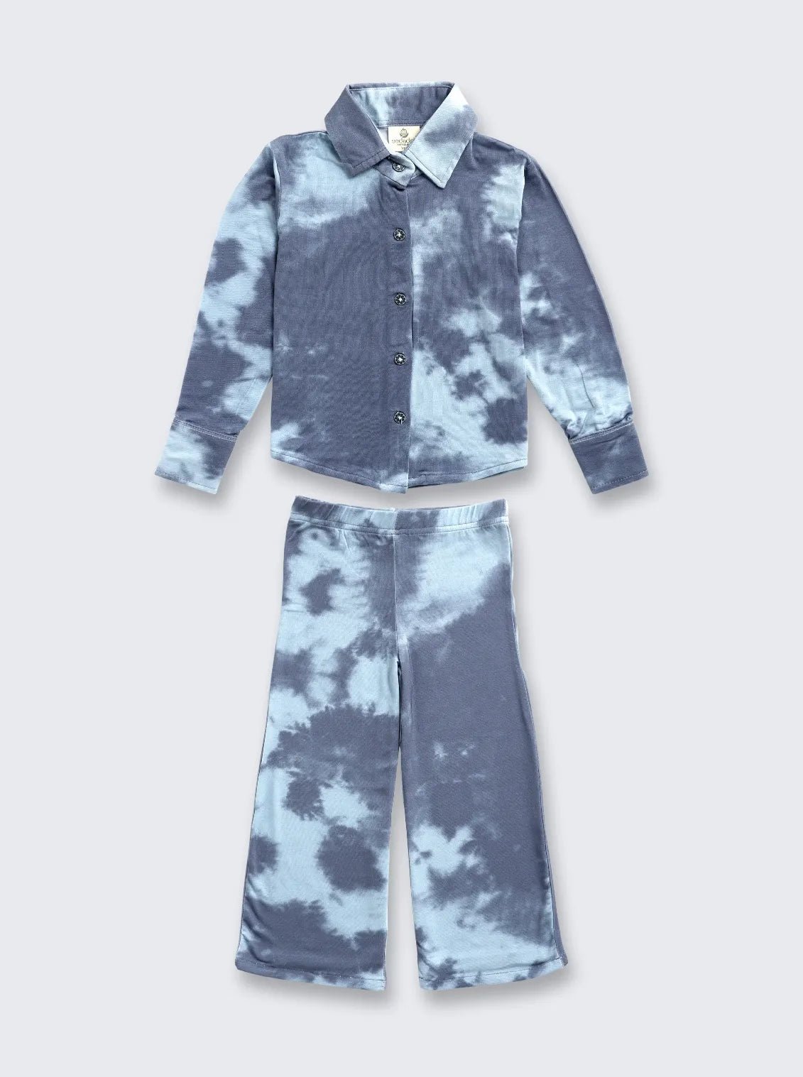 Girls Tie-Dye Comfy Co-ord Set - Blue