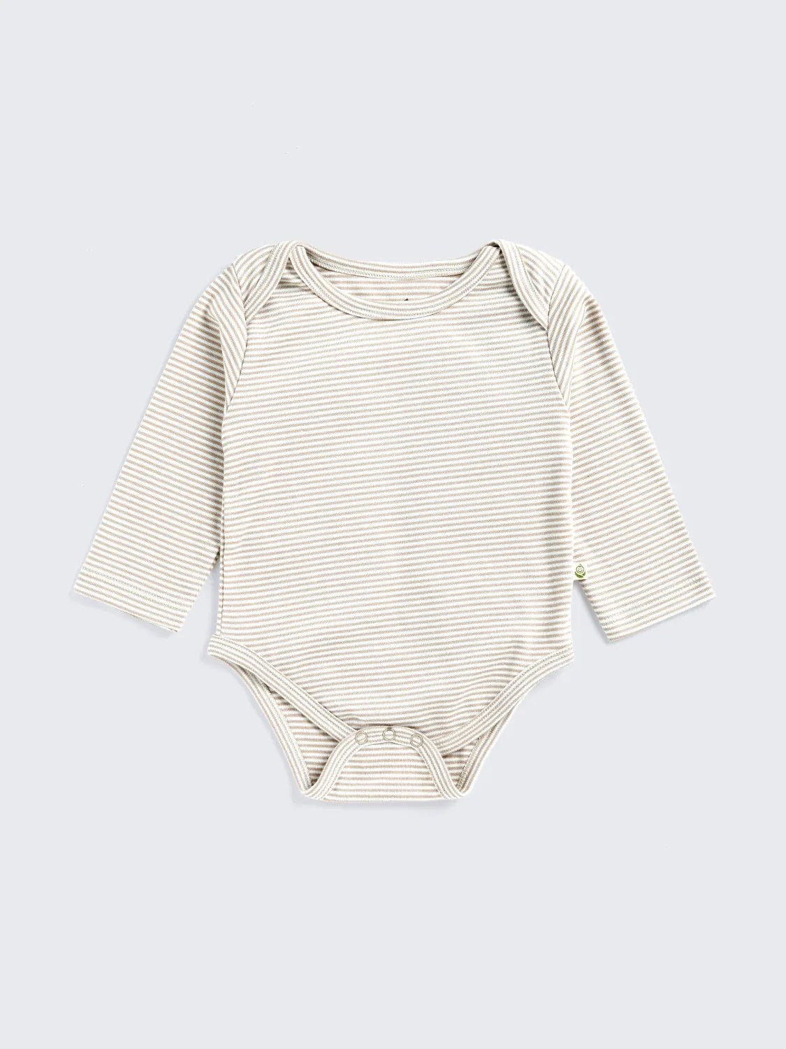 Full Sleeve Striped Unisex  Bodysuit for Babies
