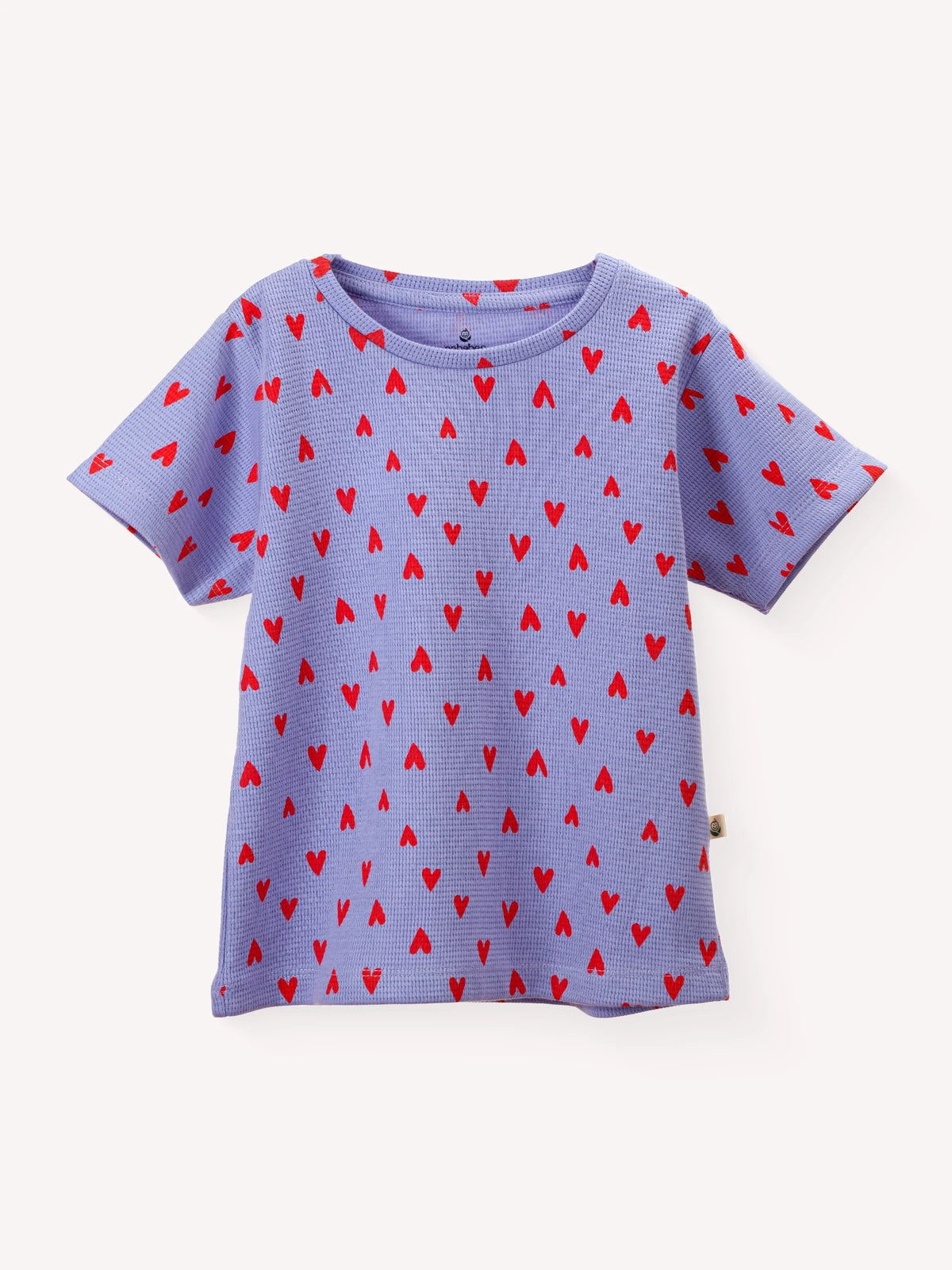 Girls' Relaxed Heart Print Tee & Cargo Shorts Combo