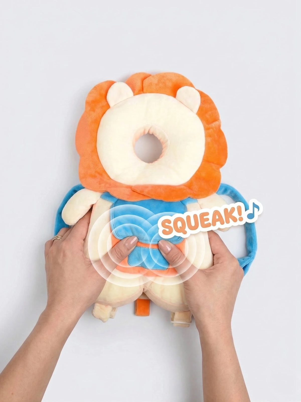 Baby Head Protector Cushion with Squeaker