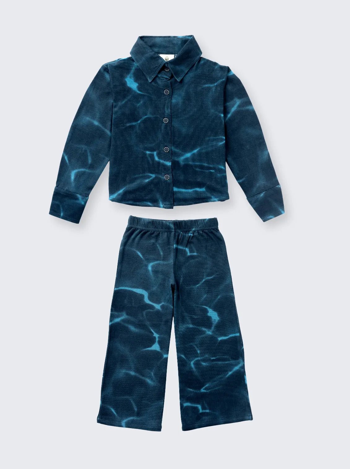 Girls' Ocean Waves Comfy Co-ord Set