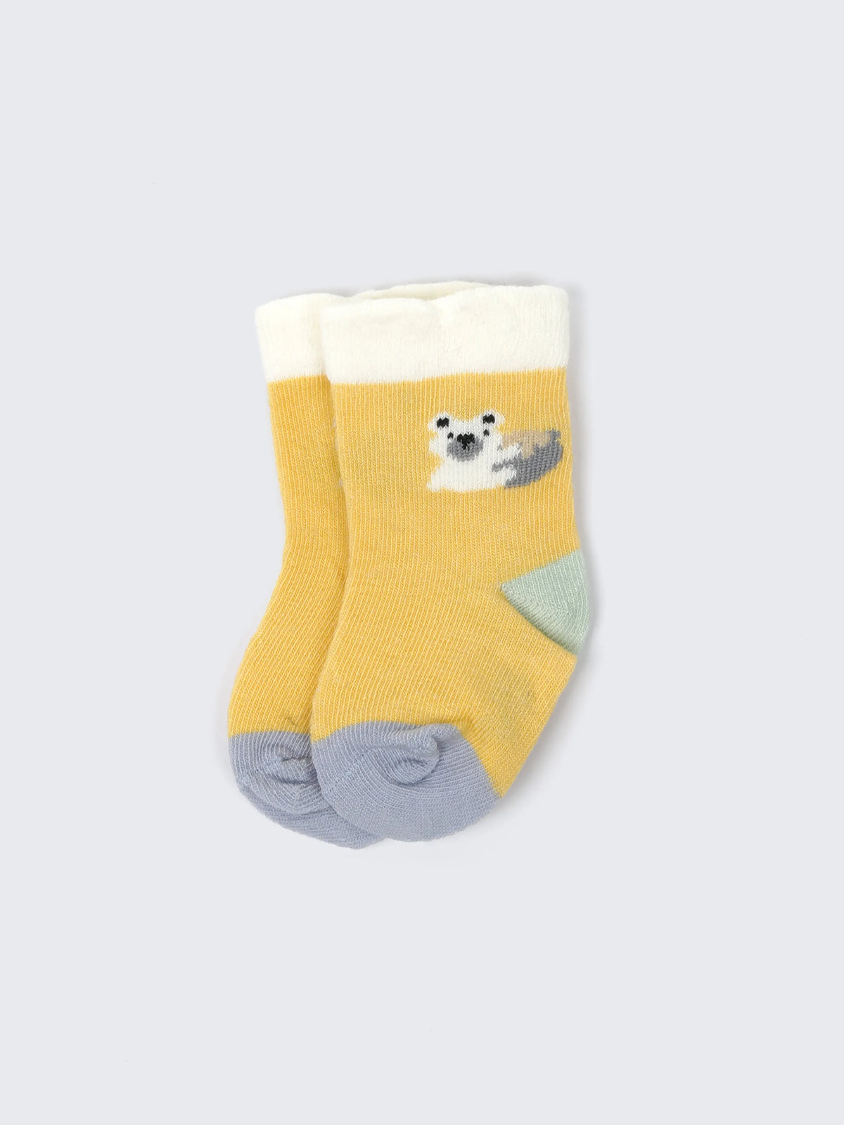 Cute Character Baby Socks – 2 Pair Cotton Comfort Pack