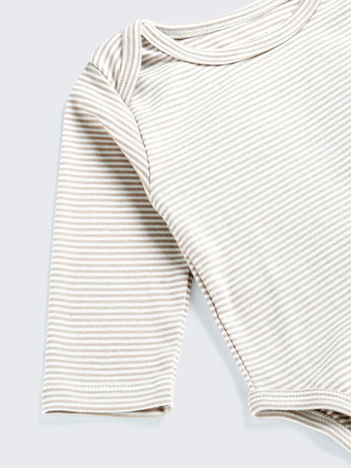 Full Sleeve Striped Unisex  Bodysuit for Babies