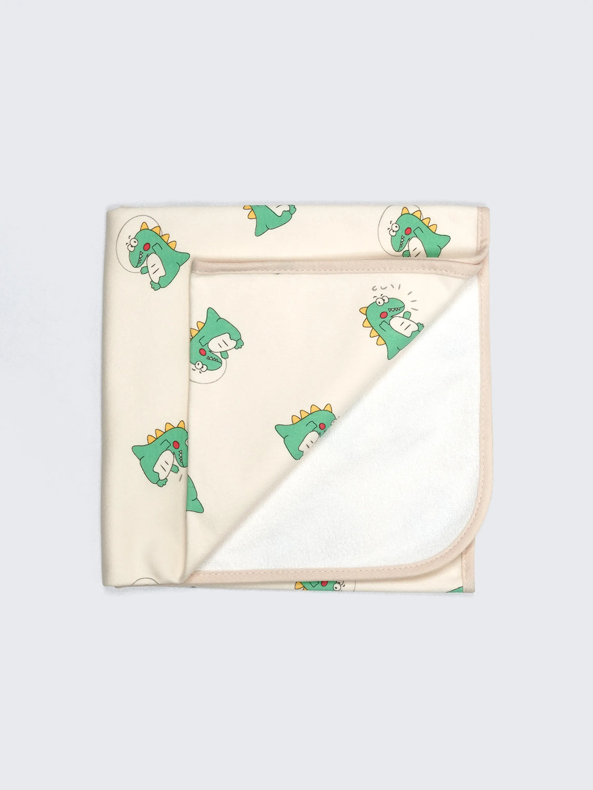 Dinosaur Print Baby Diaper Changing Mat – Soft & Waterproof