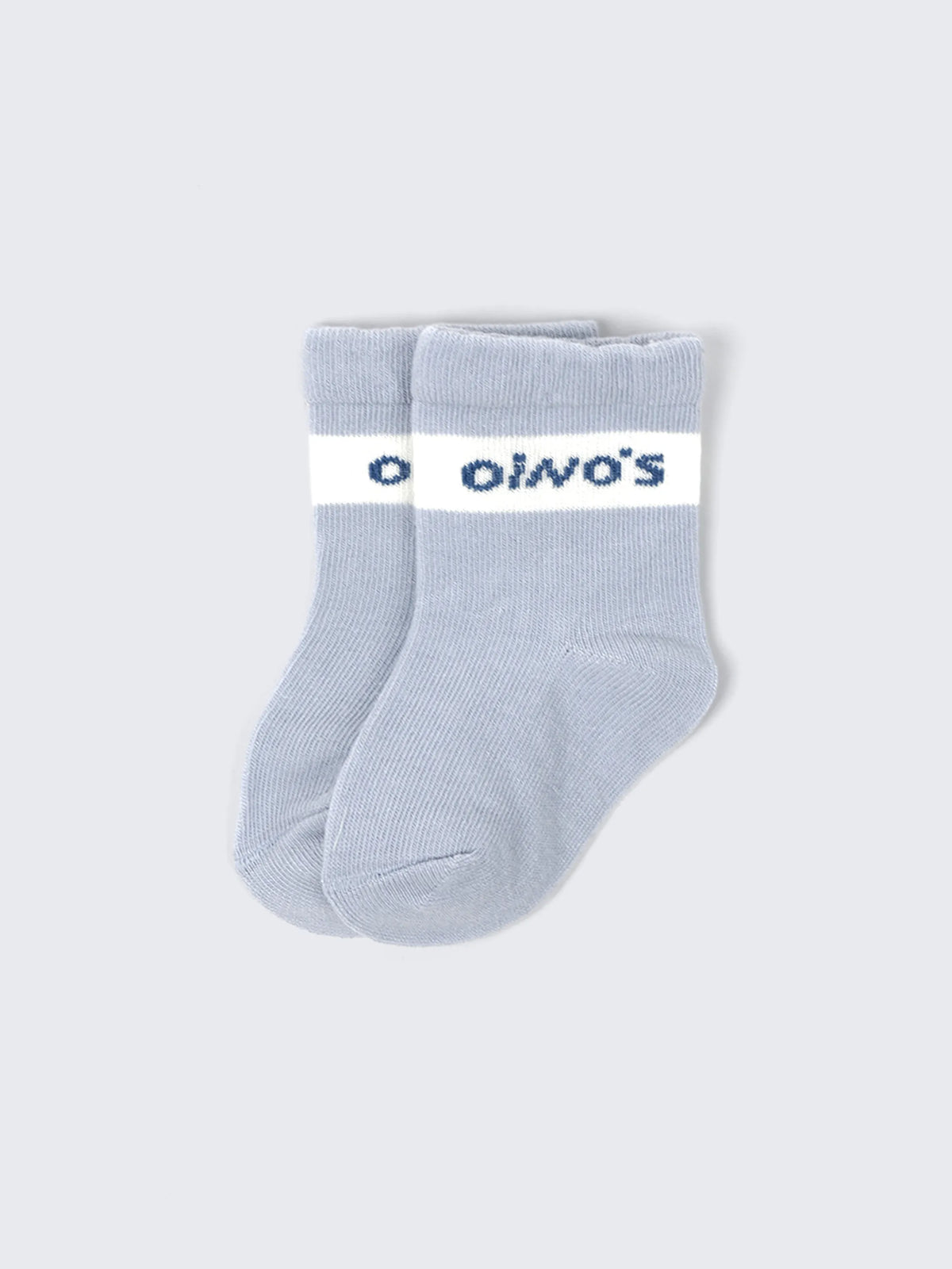 Soft Knit Baby Socks – 2 Pair Comfort Pack (Mint & Blue)