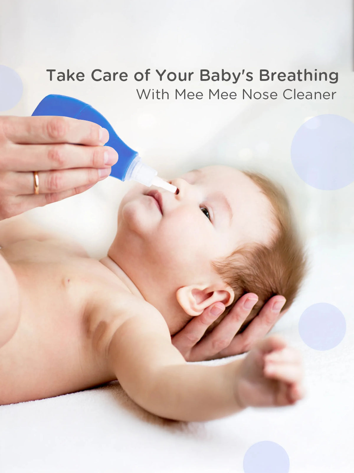 Soft Silicone Baby Nasal Aspirator (0m+) – Gentle Nose Cleaner for Newborns