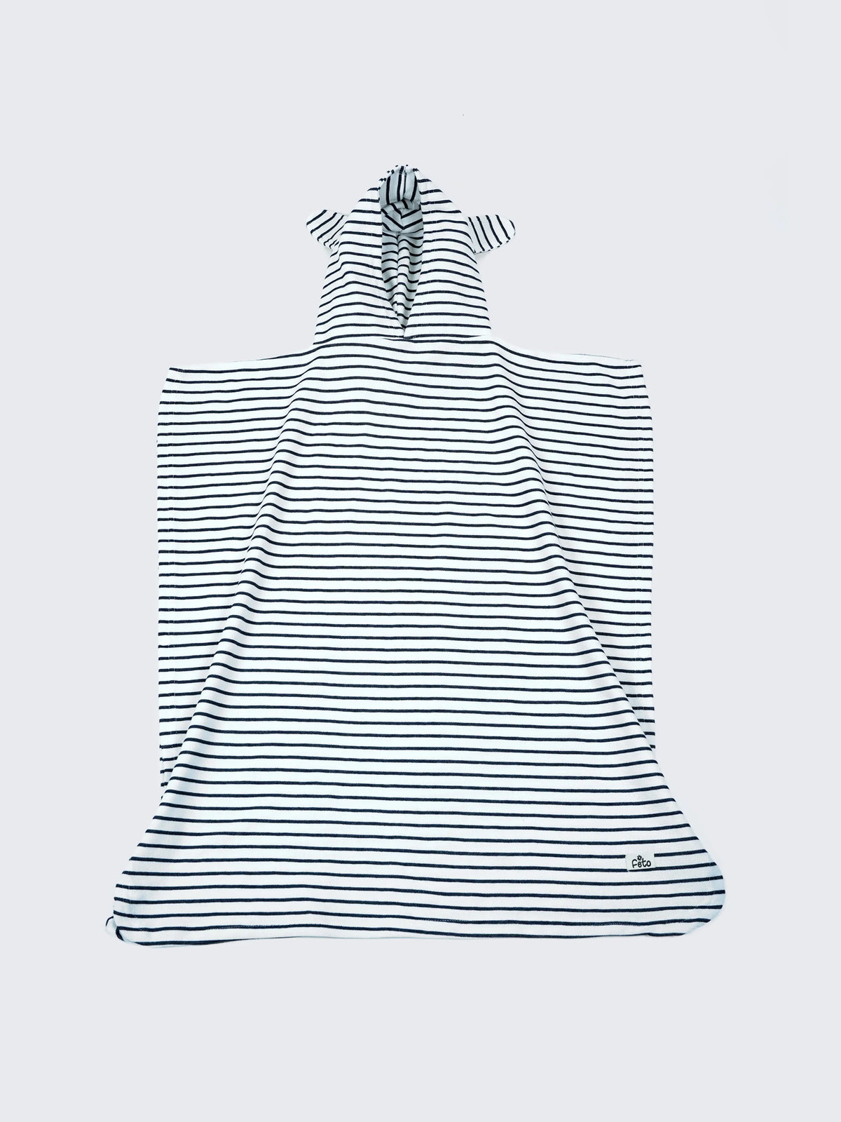Baby Hooded Soft Striped Quick Dry Bath Poncho Towel Wrap