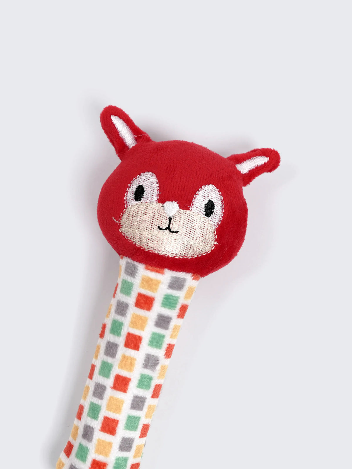 Fox Baby Plush Rattle Toy – Soft Infant Hand Rattle Sensory Toy for Newborns