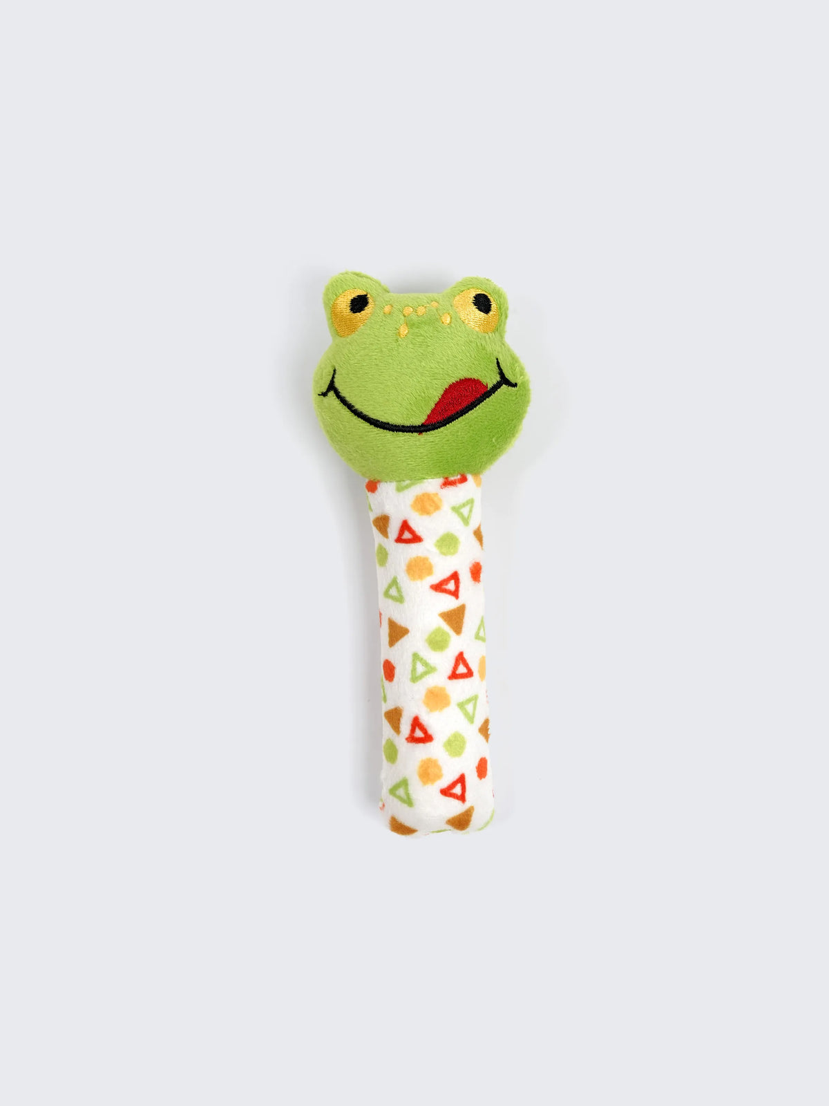 Frog Baby Plush Rattle Toy – Soft Infant Hand Rattle Sensory Toy for Newborns
