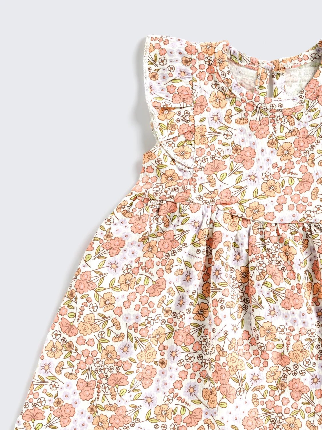 Blush Garden Flutter Frock For Baby Girl