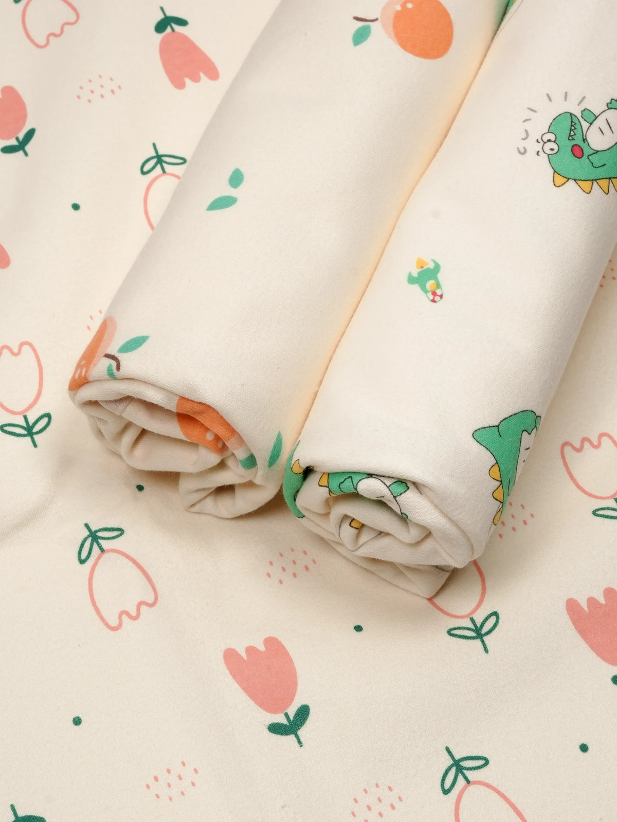 Dinosaur Print Baby Diaper Changing Mat – Soft & Waterproof