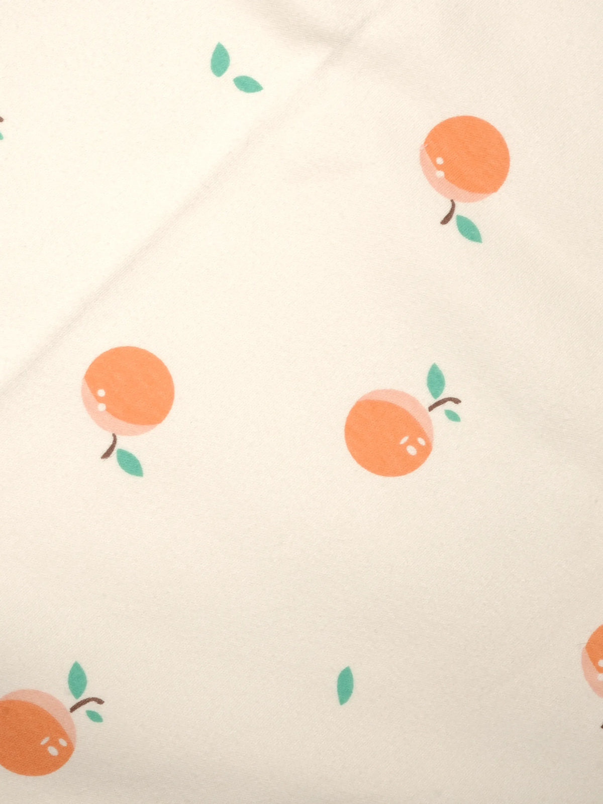 Orange Print Baby Diaper Changing Mat – Soft & Waterproof