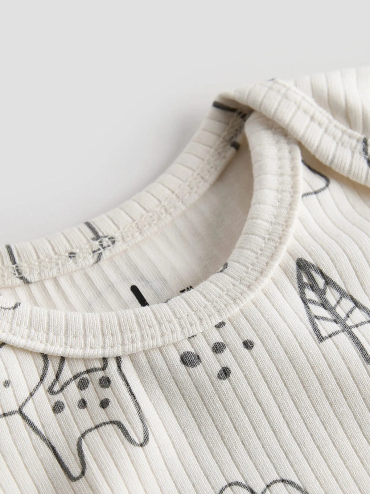 Organic Cotton Soft Ribbed Half Sleeve Bodysuit