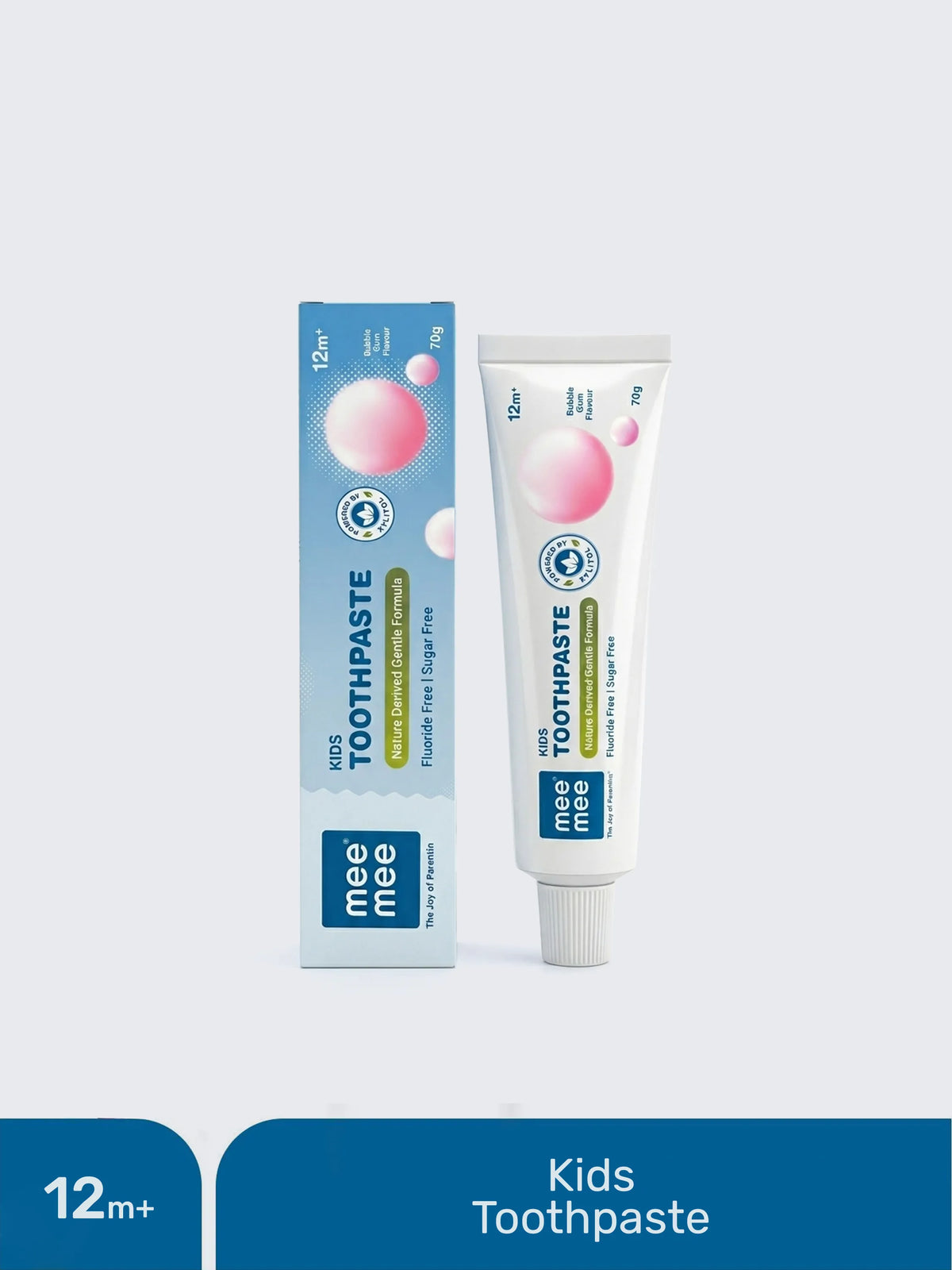 Kids Toothpaste 70g – Fluoride  Free & Sugar Free Gentle Bubble Gum Flavor