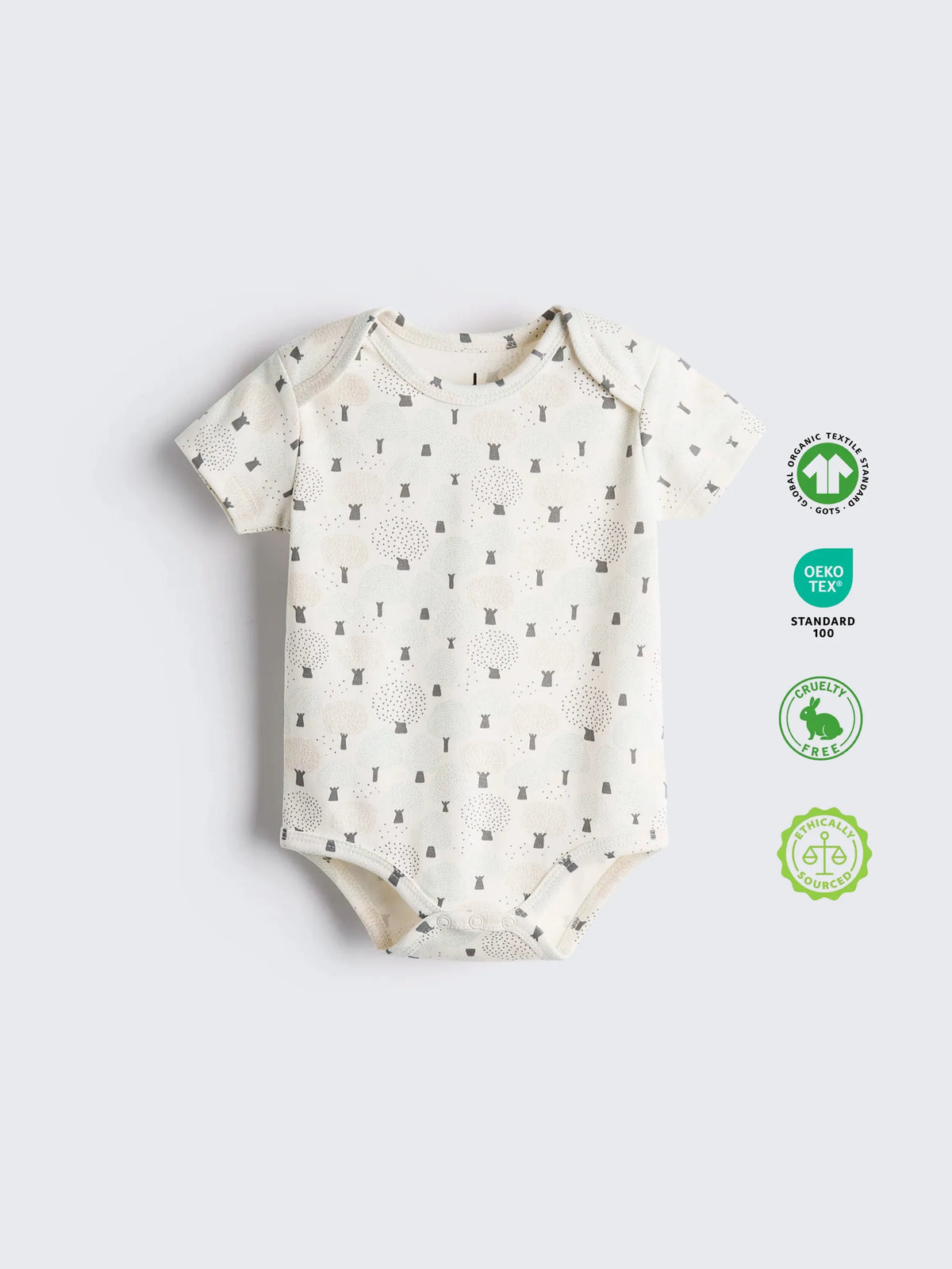 Organic Cotton Baby Printed Soft Bodysuit