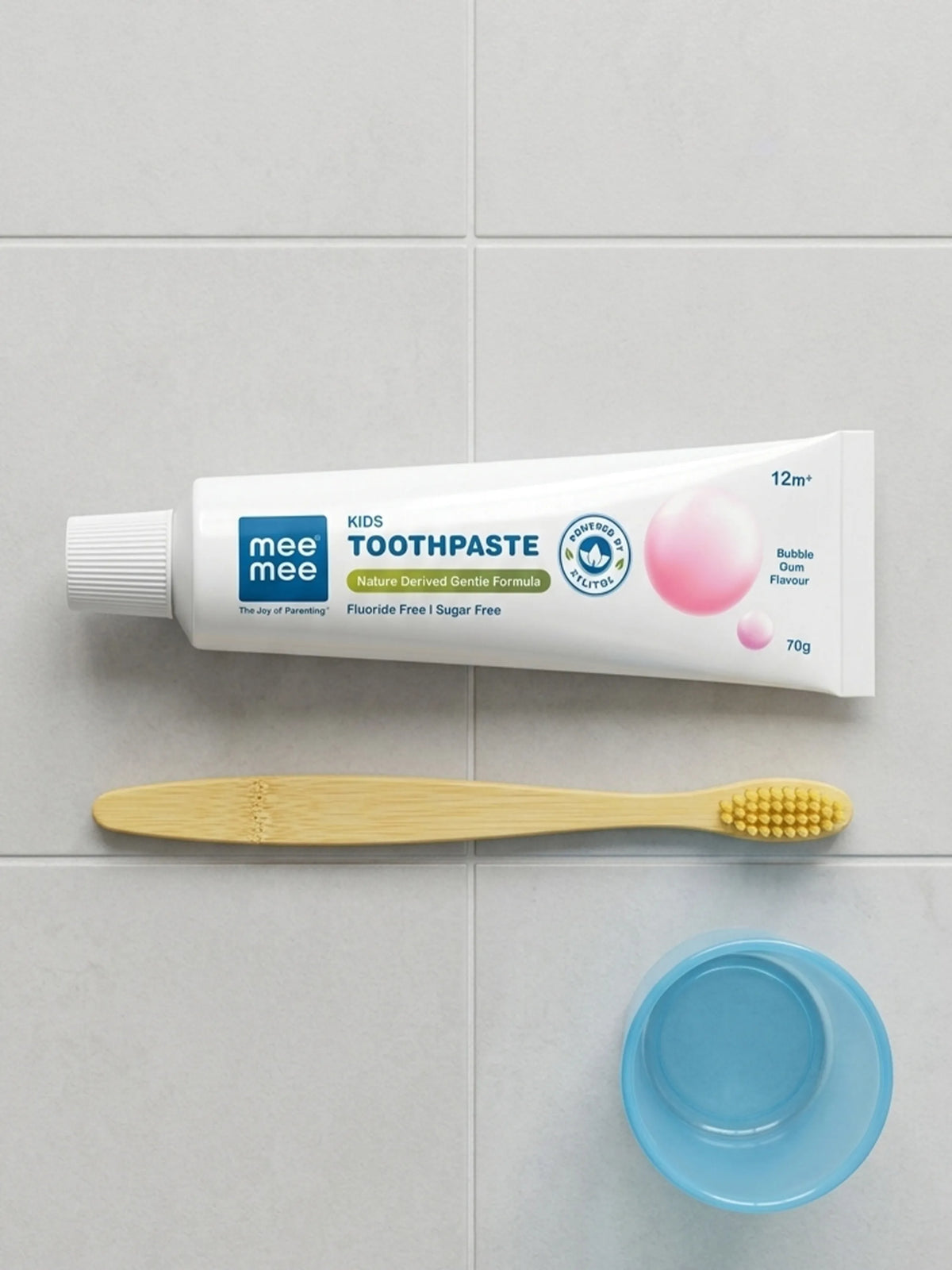 Kids Toothpaste 70g – Fluoride  Free & Sugar Free Gentle Bubble Gum Flavor