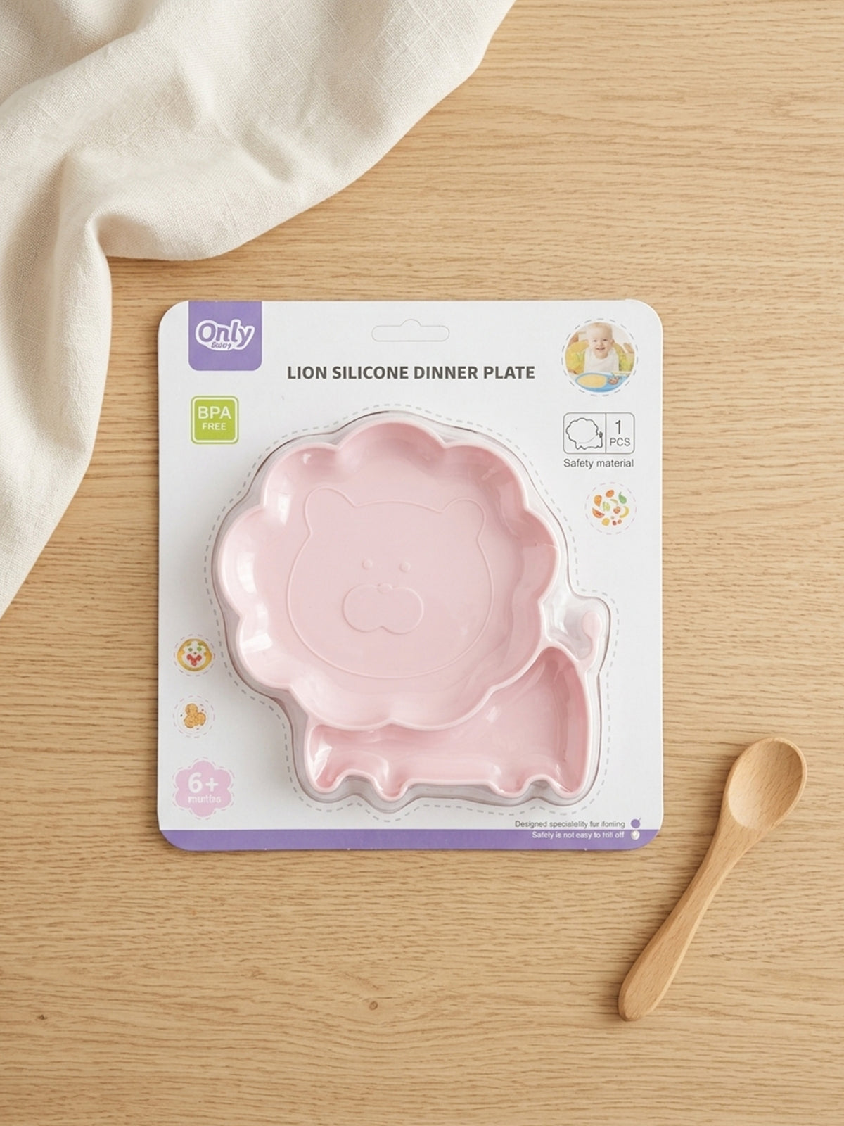 Silicone Dinner Plate - BPA-Free Baby Feeding Plate