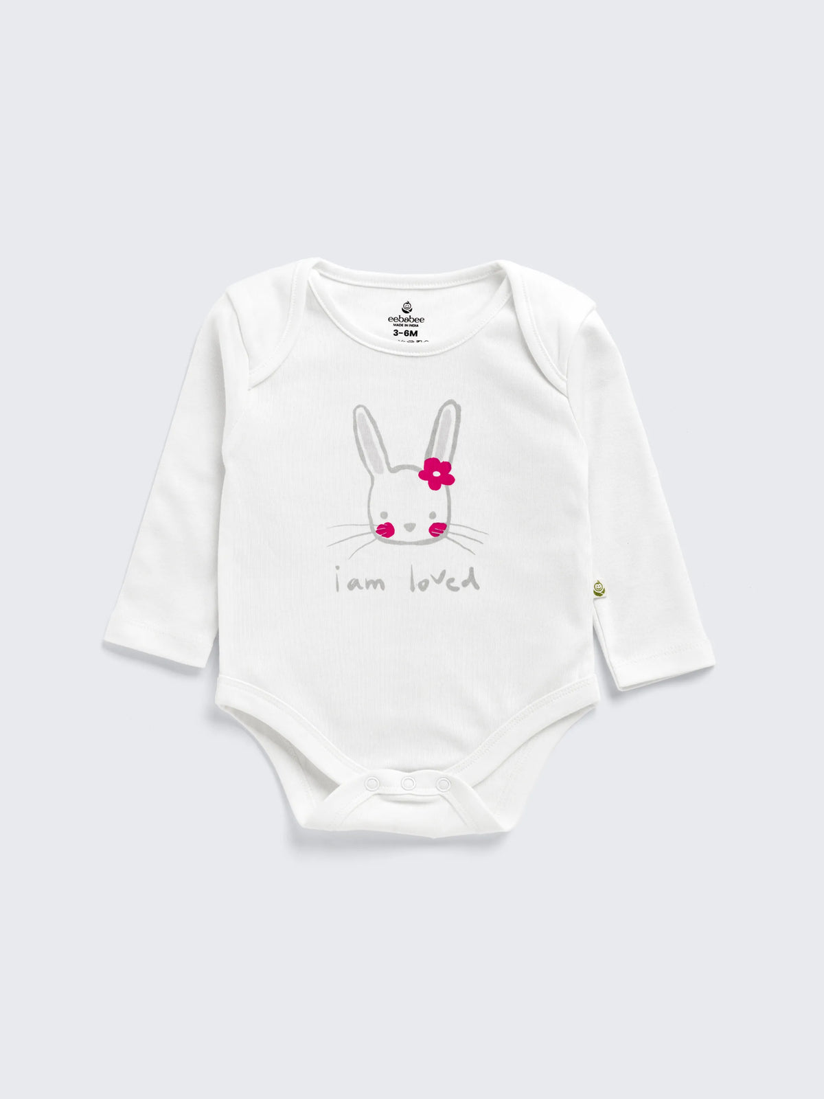 Newborn 'I am Loved' 3-Piece Bodysuit Set for Baby Girl
