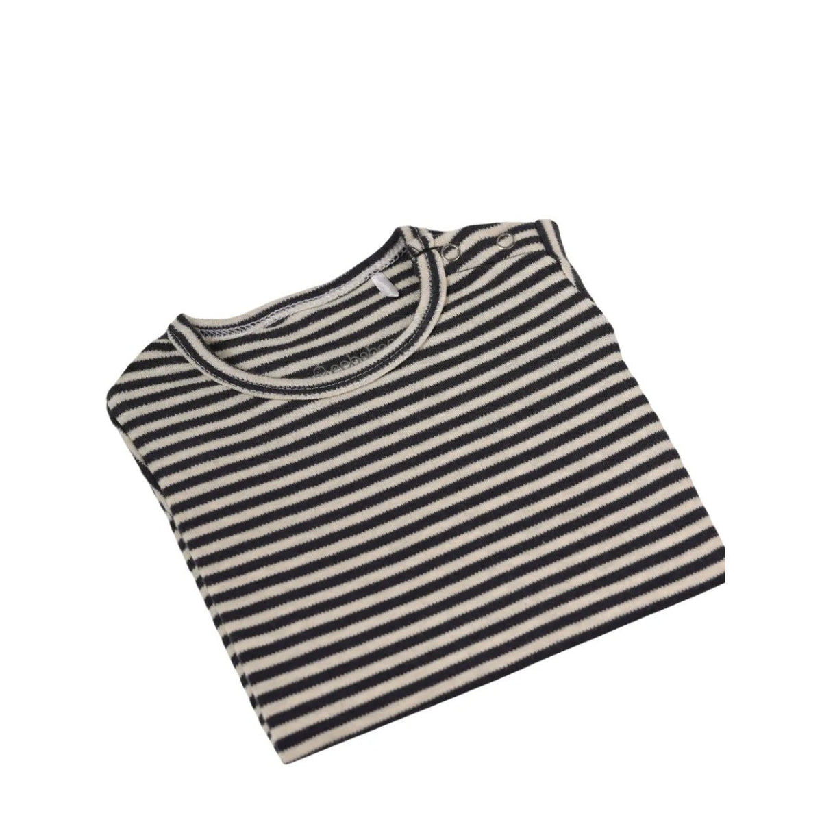 Half sleeve white & black little boys stripes t-shirt for baby