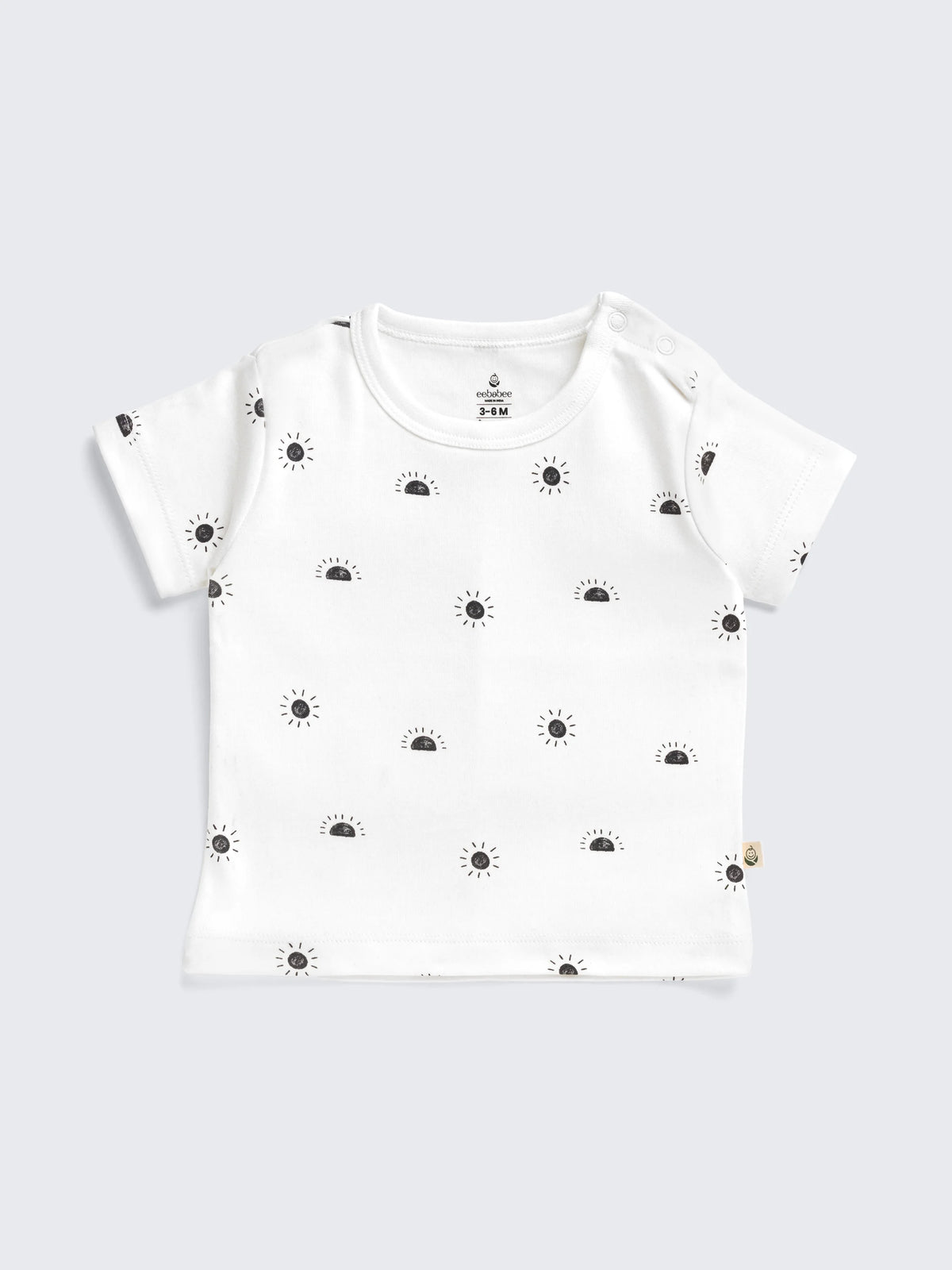 Newborn Unisex Cotton Co-ord Set - Sunshine Print
