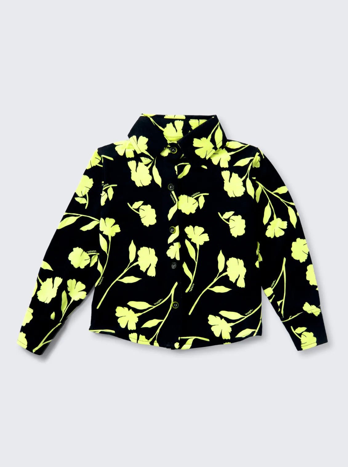Girls Black & Neon Floral Co-ord Comfy Set