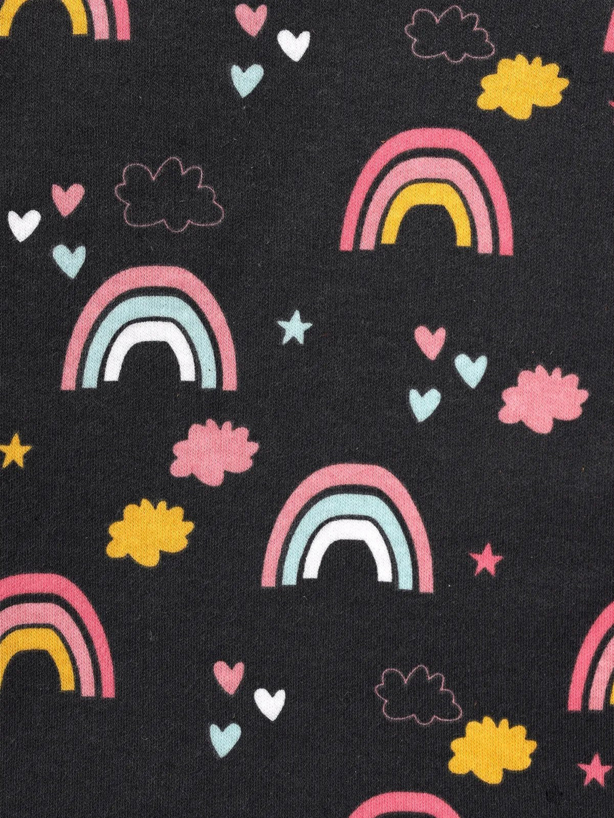 Full sleeve black frill set for baby girl