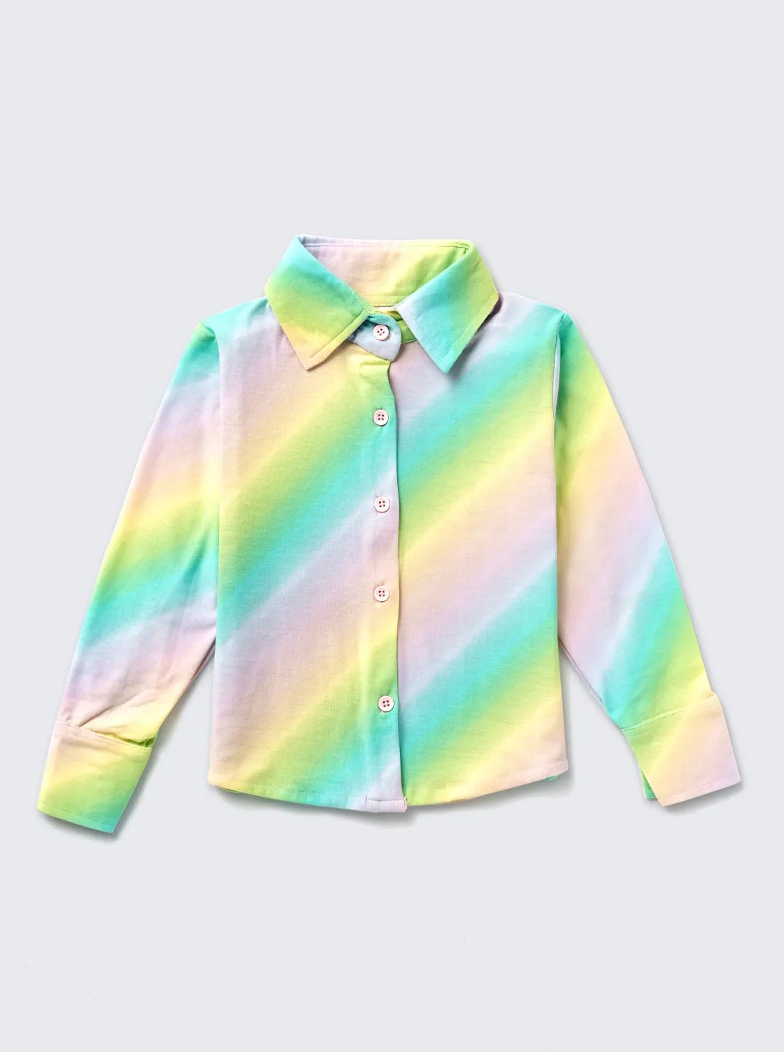 Girls Rainbow Pastel Comfy Co-ord Set