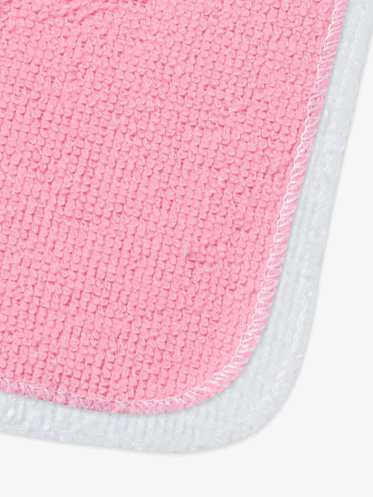 White & pink washcloth combo for baby boys & girls