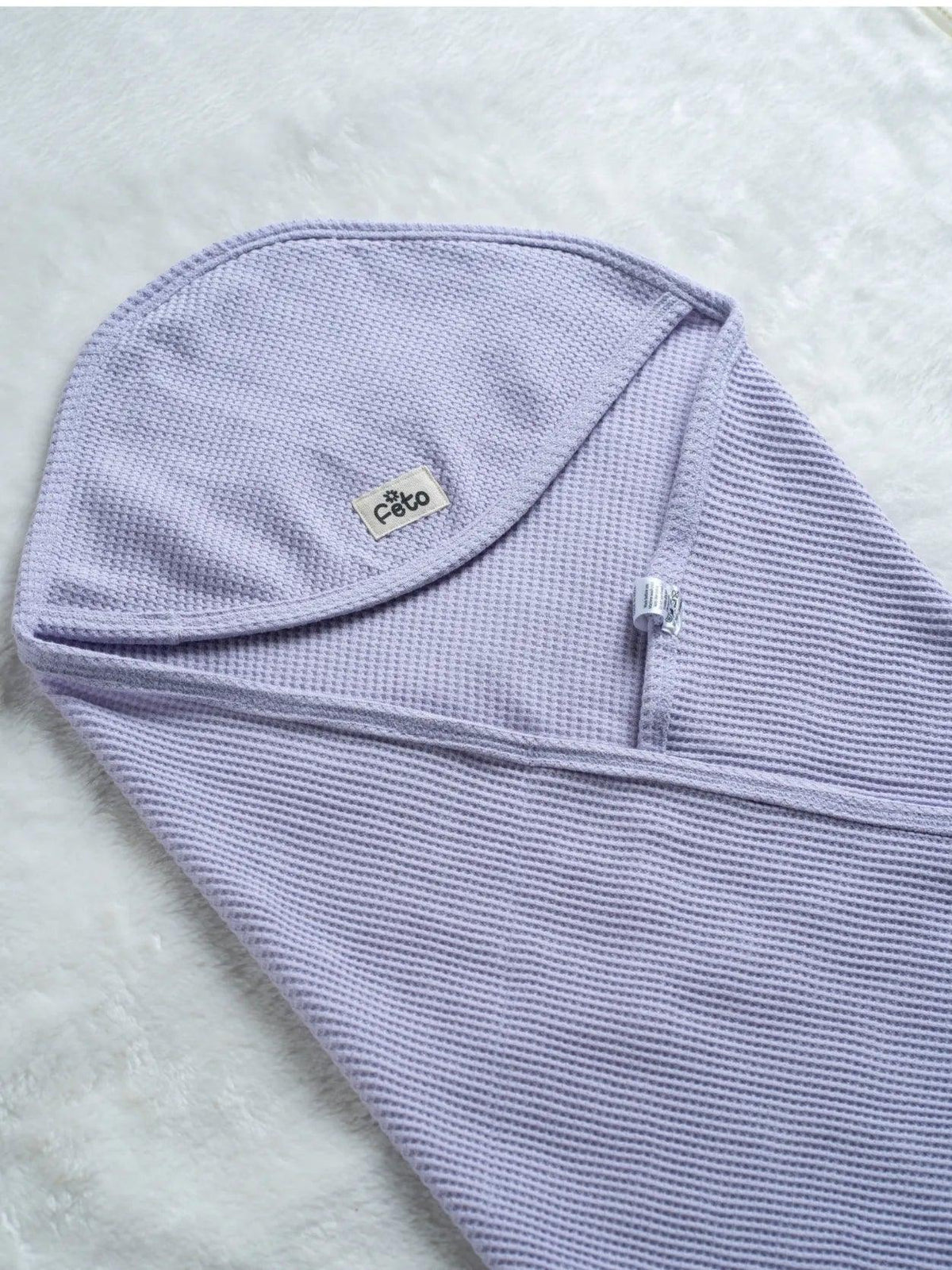 BABY WAFFLE HOODED TOWEL