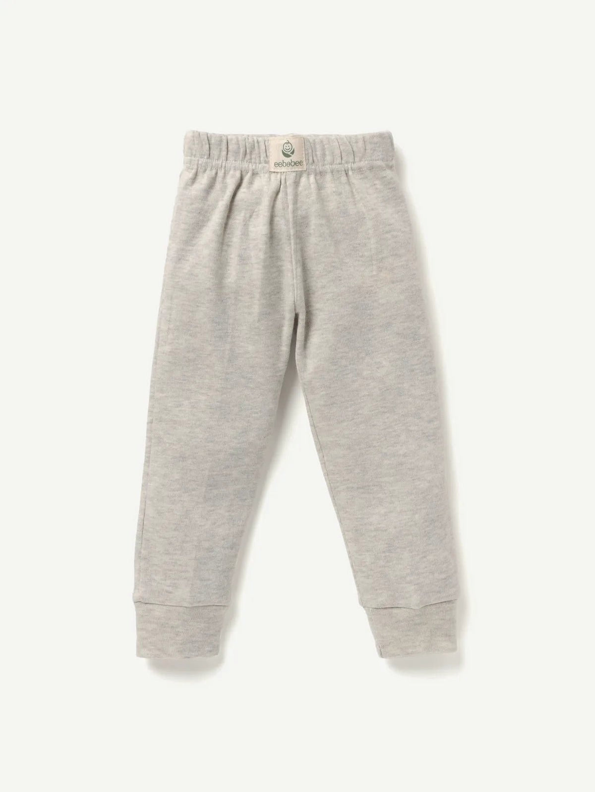 BABY GIRL SOLID FROCK CO-ORD SET - GREY
