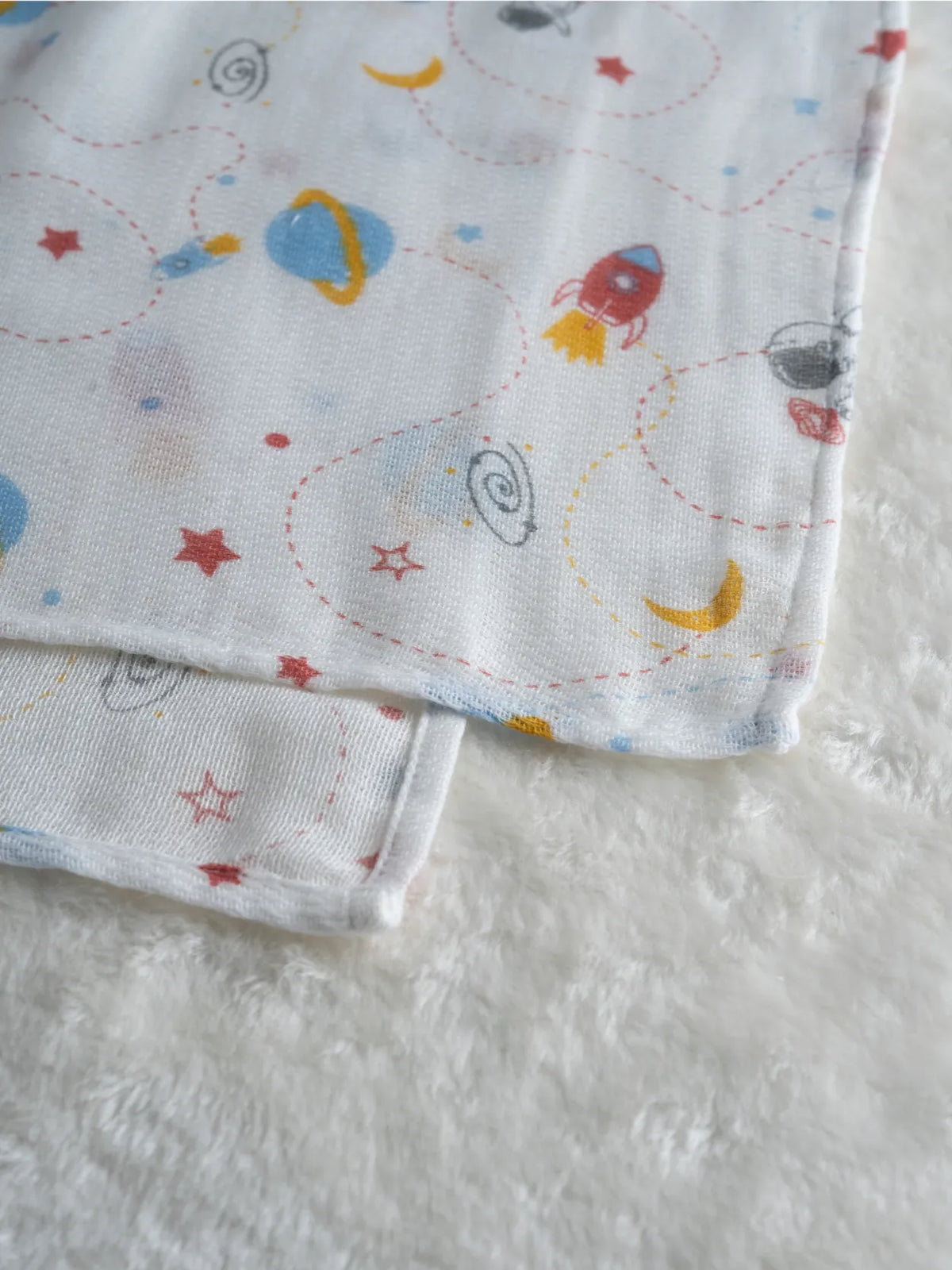 COTTON MUSLIN SWADLE WRAP 3PCS
