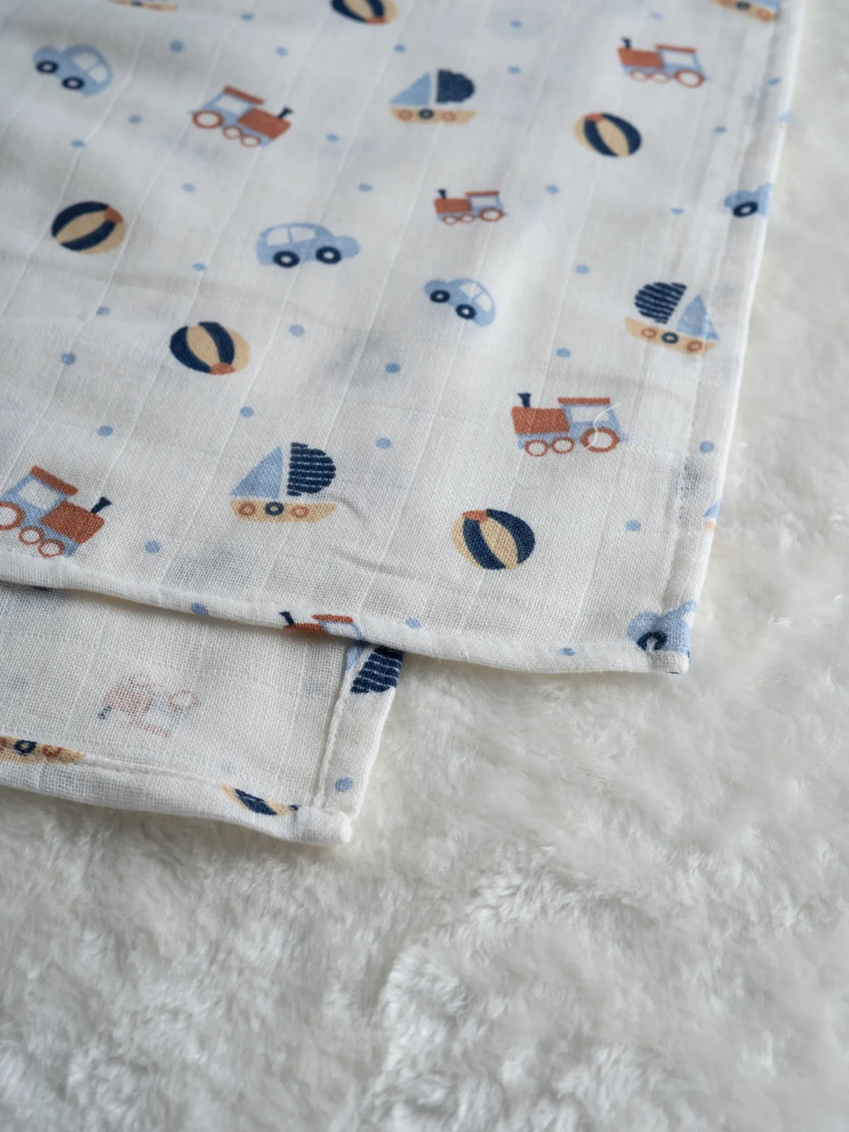 COTTON MUSLIN SWADLE WRAP 2PCS