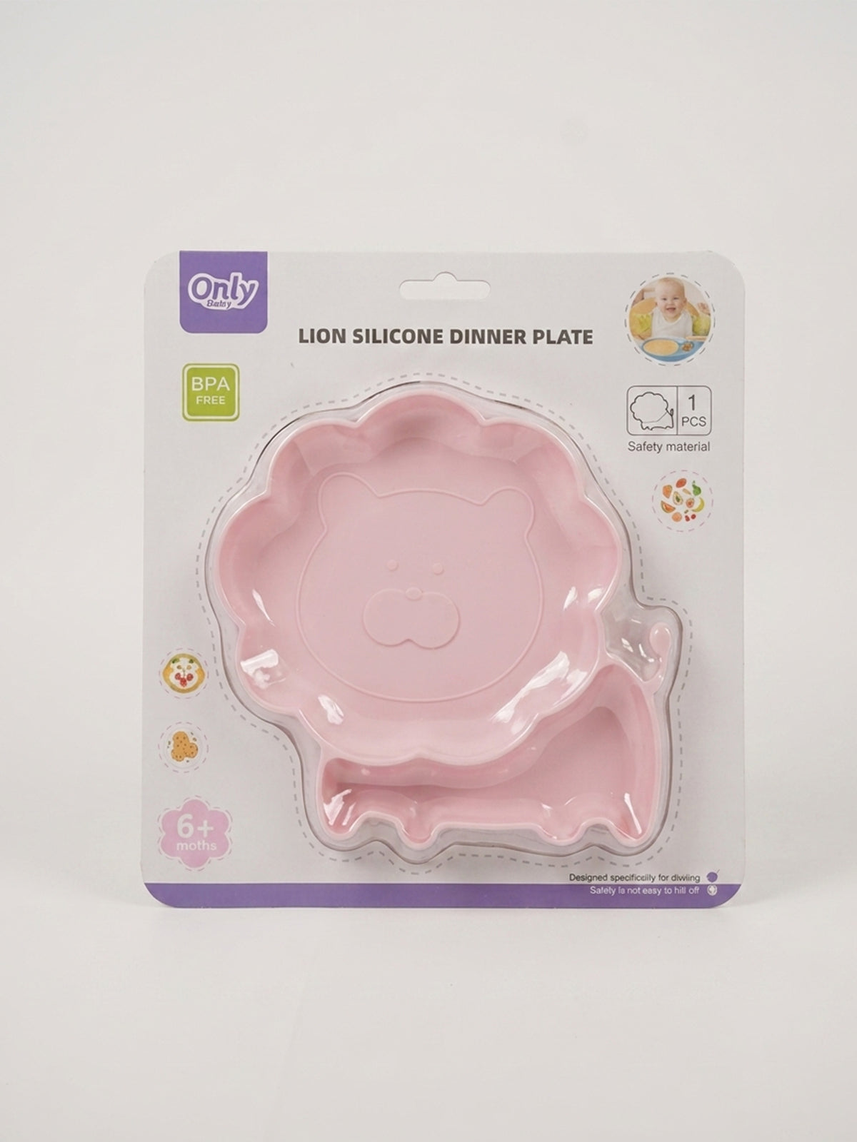 Silicone Dinner Plate - BPA-Free Baby Feeding Plate