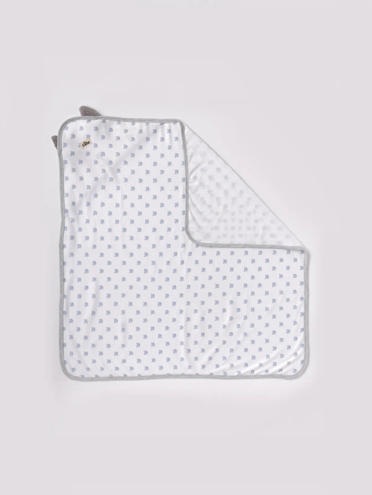 BLUE BEAR HOODED TOWEL