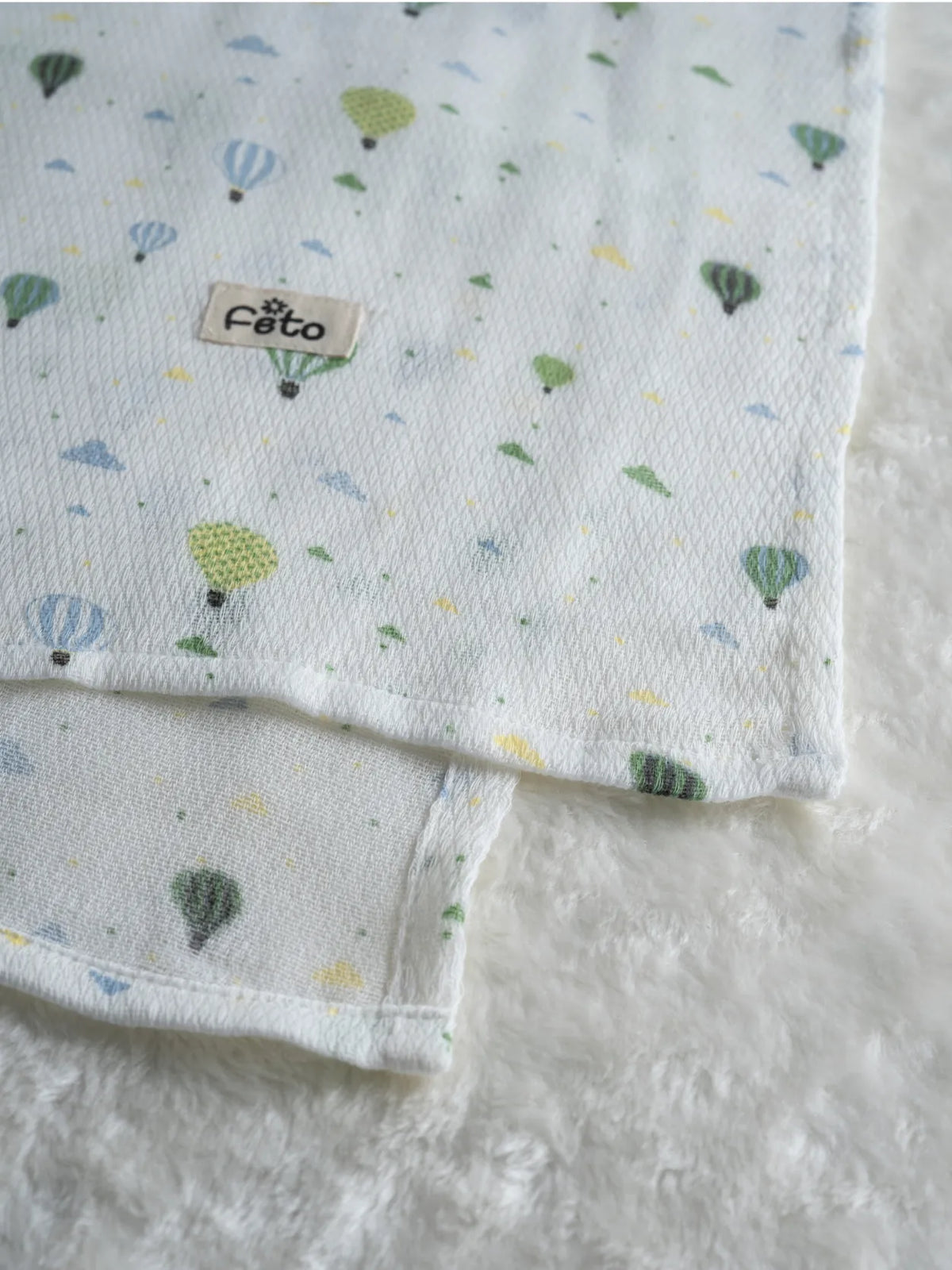 COTTON MUSLIN SWADLE WRAP 2PCS