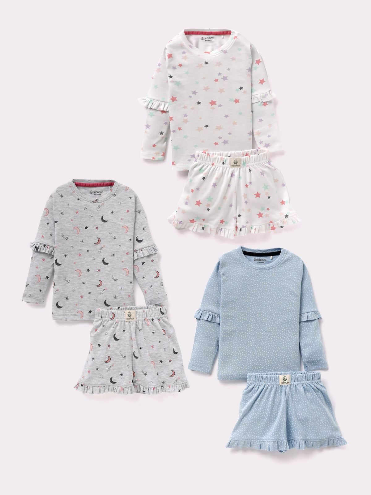 STYLISH BABY FRILL SET 3 PCS